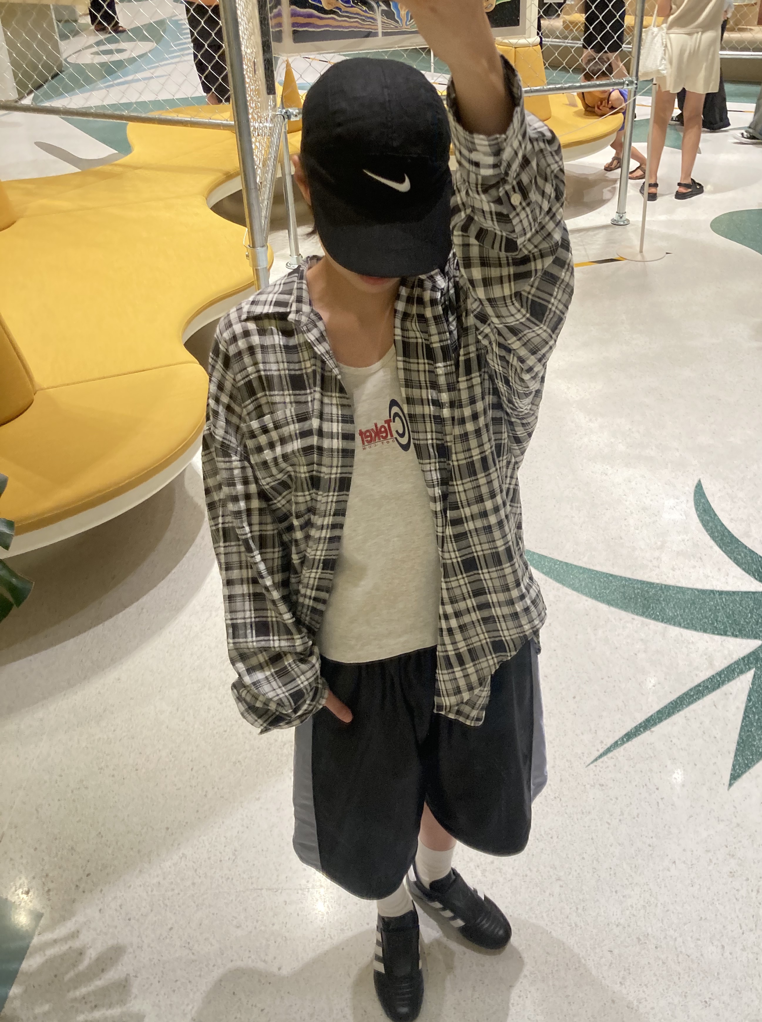 (W) Adidas Taekwondo Core Black Cloud White, Nike x Stussy Fly Cap Black 착용 스타일