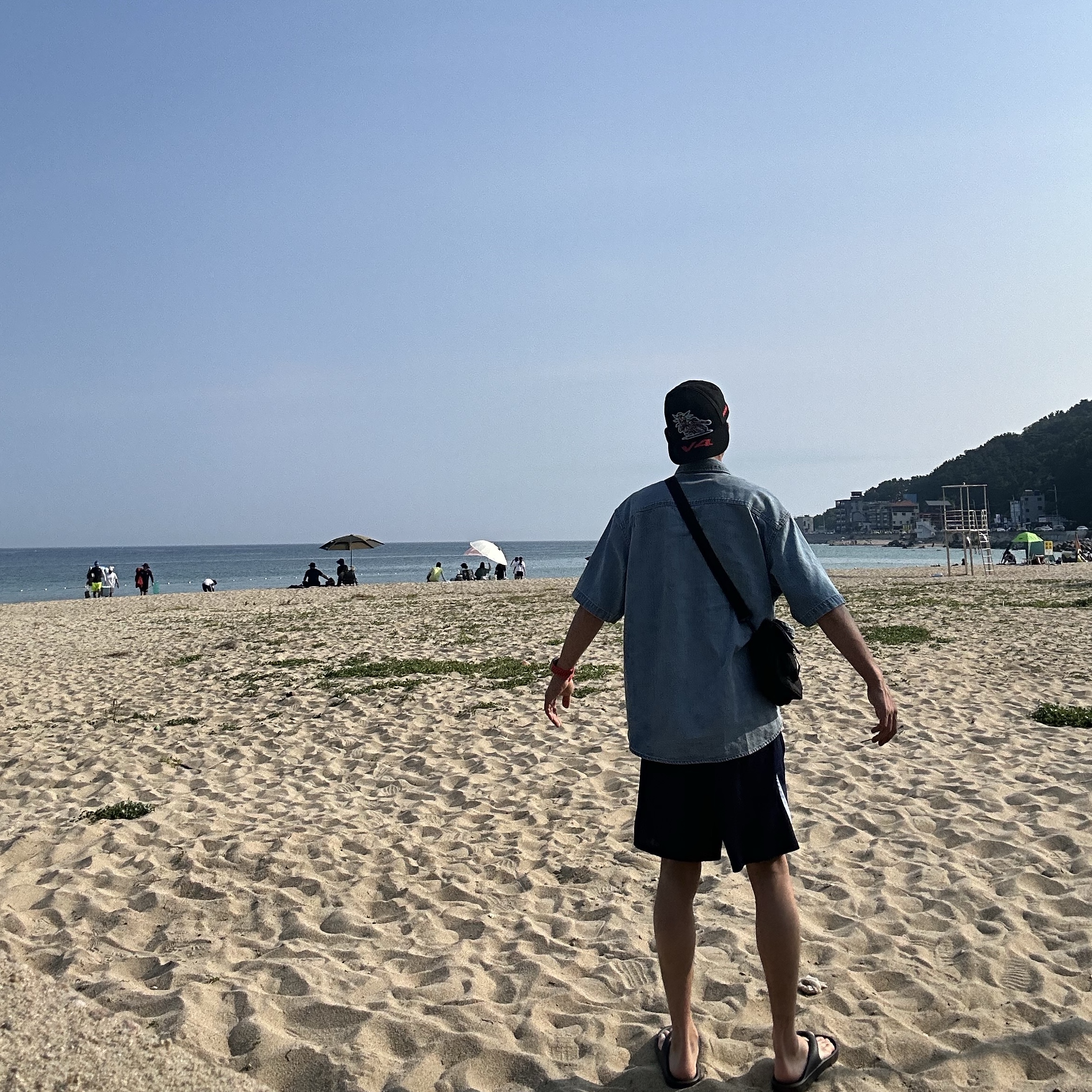 Supreme x Nike Denim Short Indigo - 24SS, Supreme x Ducati 6-Panel Black - 24SS 착용 스타일 - 4