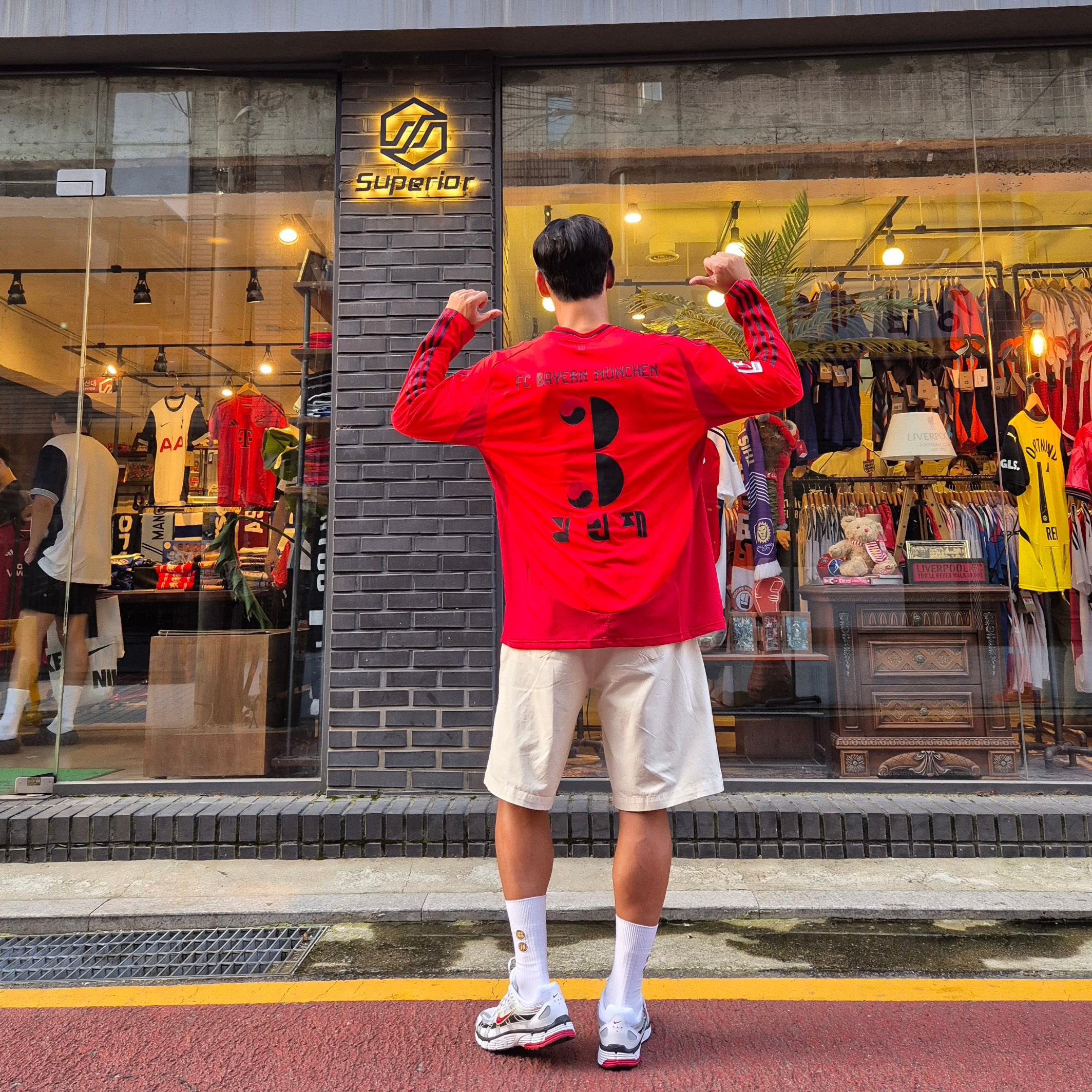 Nike P-6000 White Varsity Red 착용 스타일 - 2