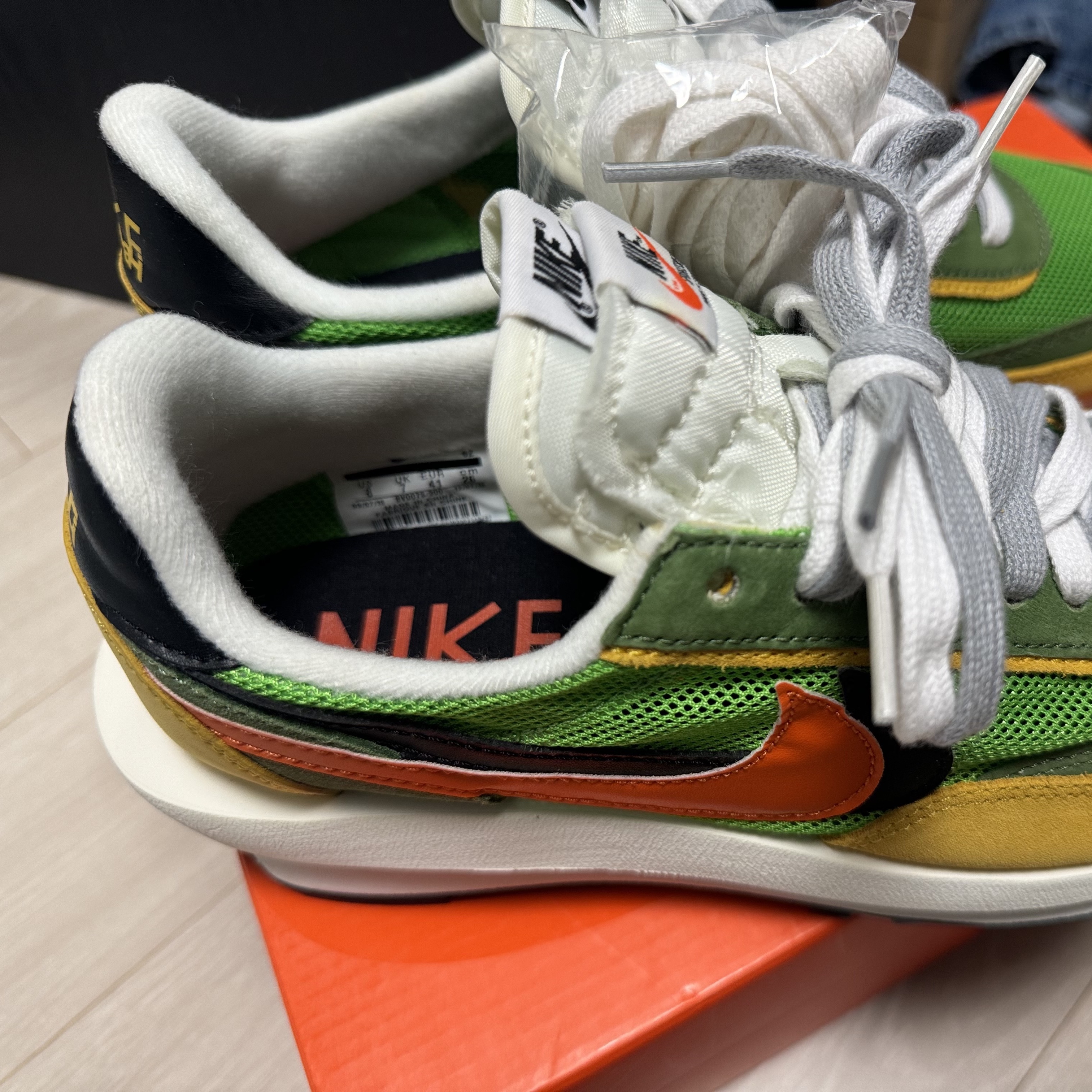 Nike x Sacai LDWaffle Green Multi 착용 스타일