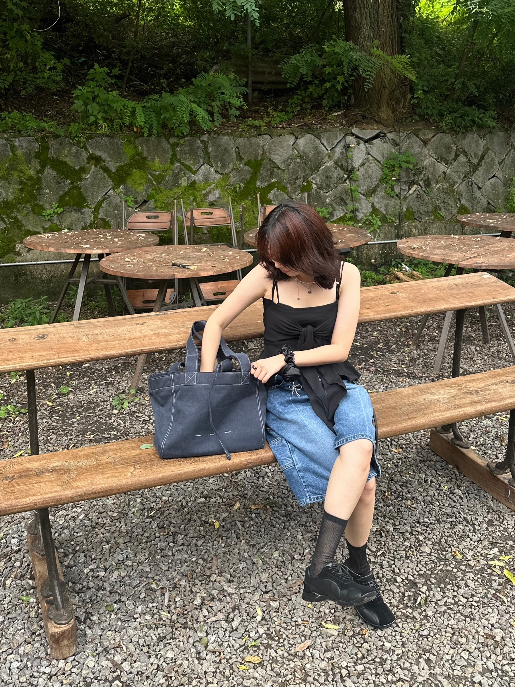 Pemont Square Black 착용 스타일 - 2