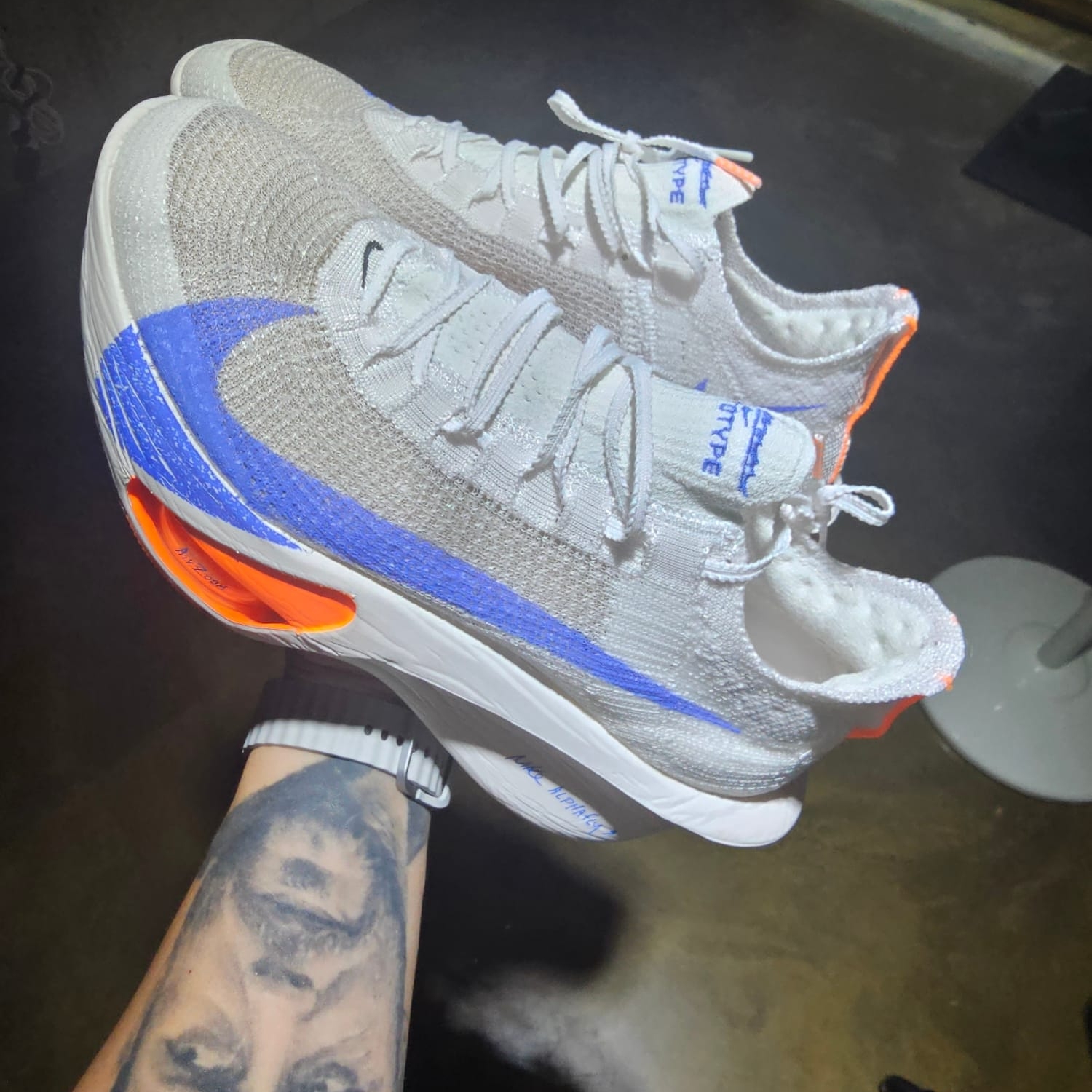 Nike Air Zoom Alphafly Next% 3 Blueprint 착용 스타일