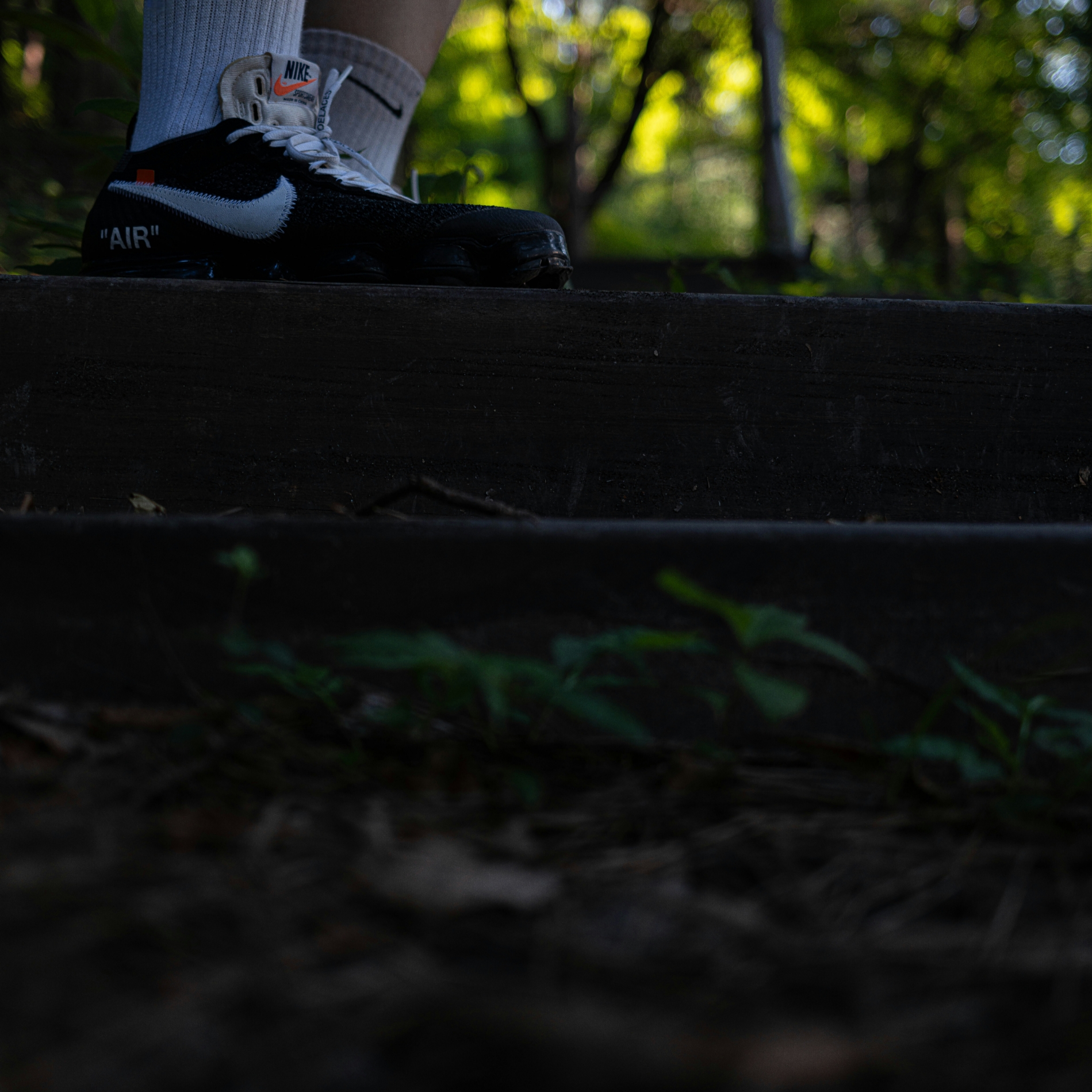 Nike x Off-White Air VaporMax OG Black The Ten 착용 스타일 - 1