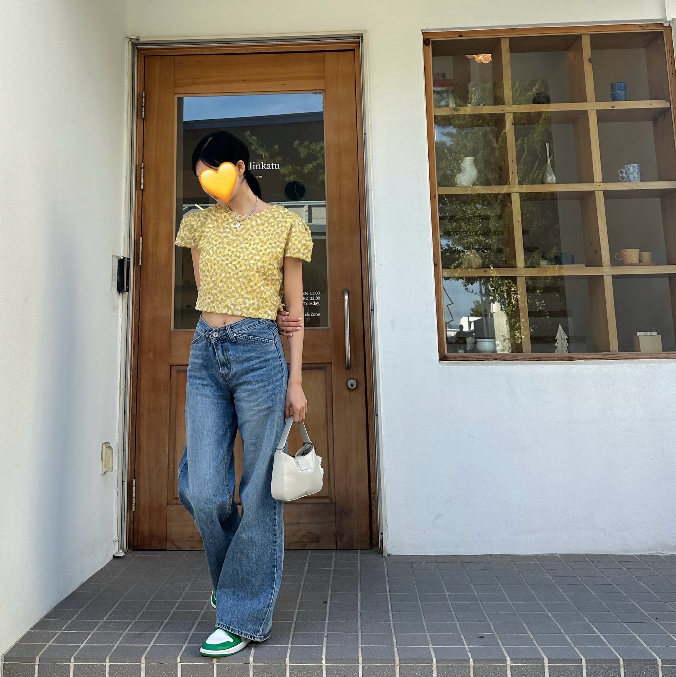(W) Jordan 1 Low Lucky Green 착용 스타일