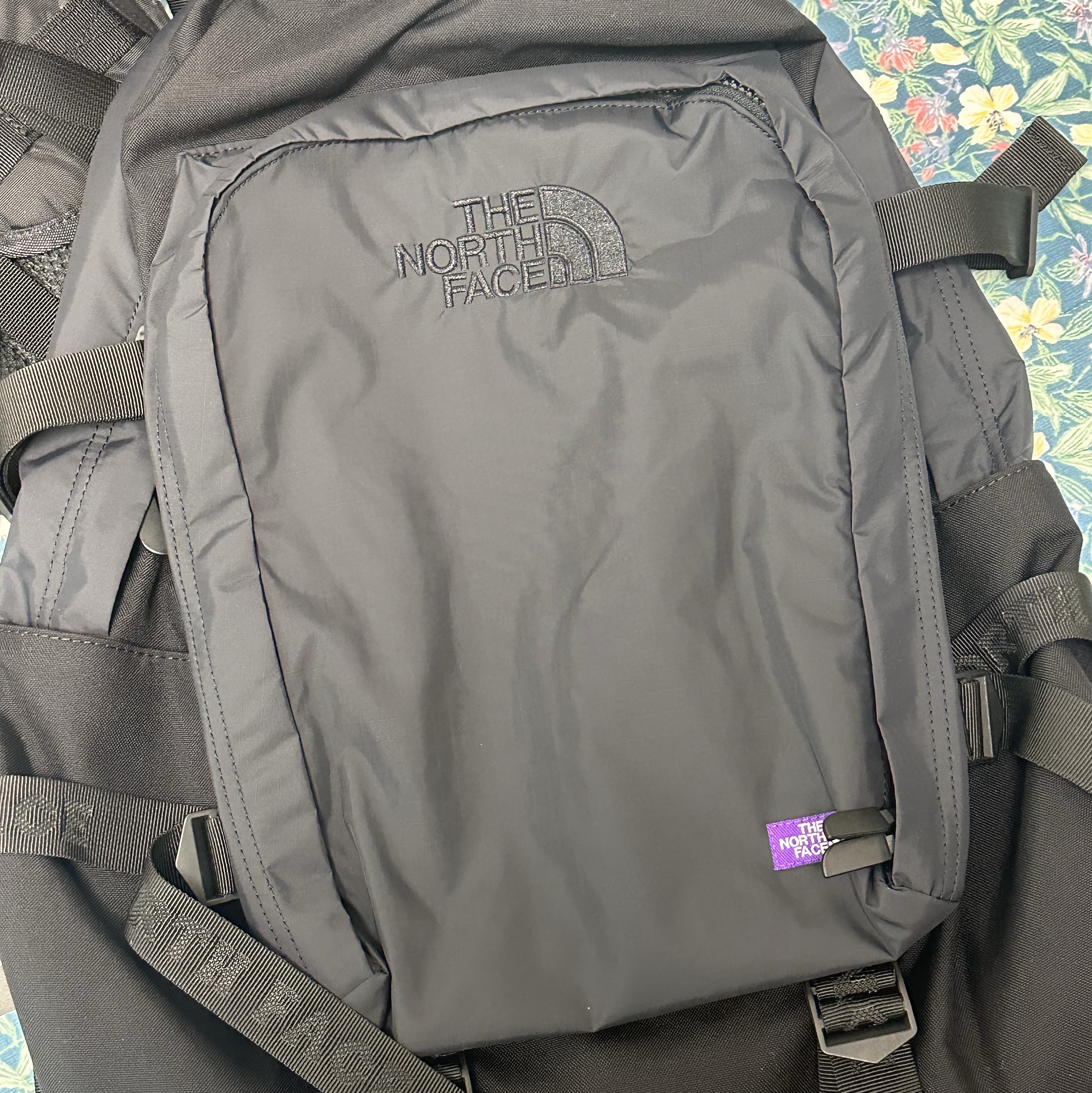 The North Face Purple Label Cordura Nylon Day Pack Black 착용 스타일