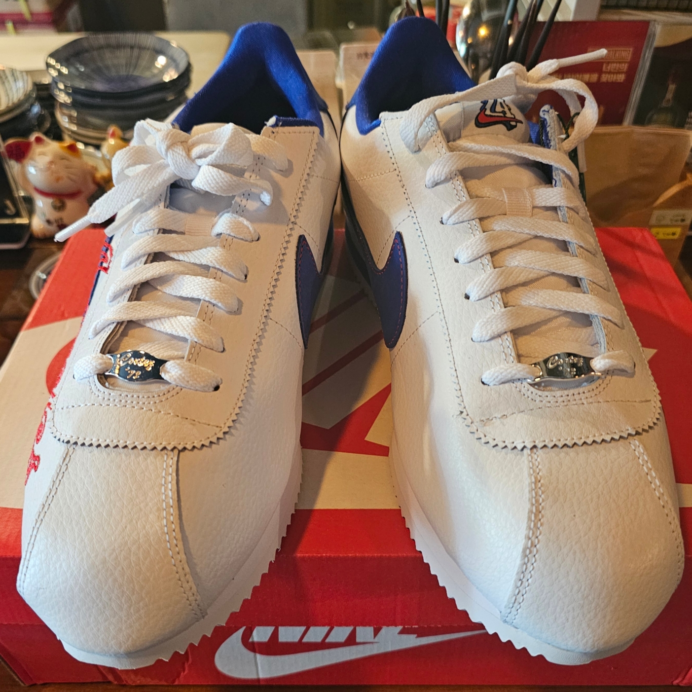 Nike Cortez Basic Leather Los Angeles 착용 스타일 - 3