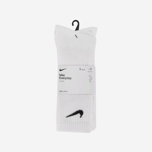 Nike Everyday Lightweight Training Crew Socks White (3 Pack/Korean Ver.)