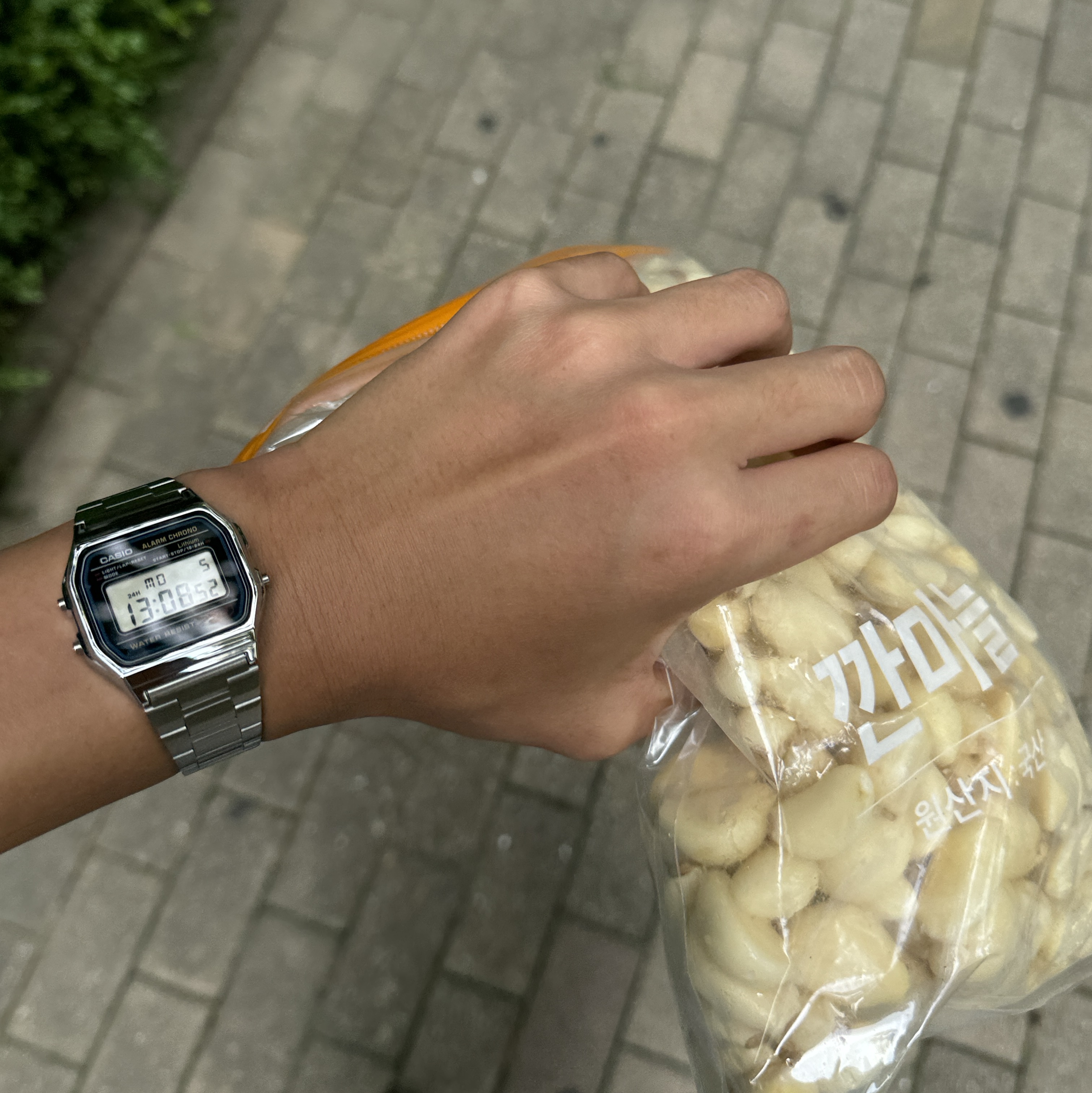 Casio A-158WA-1, Nike x Drake Nocta Air Force 1 Low SP Certified Lover Boy White 착용 스타일