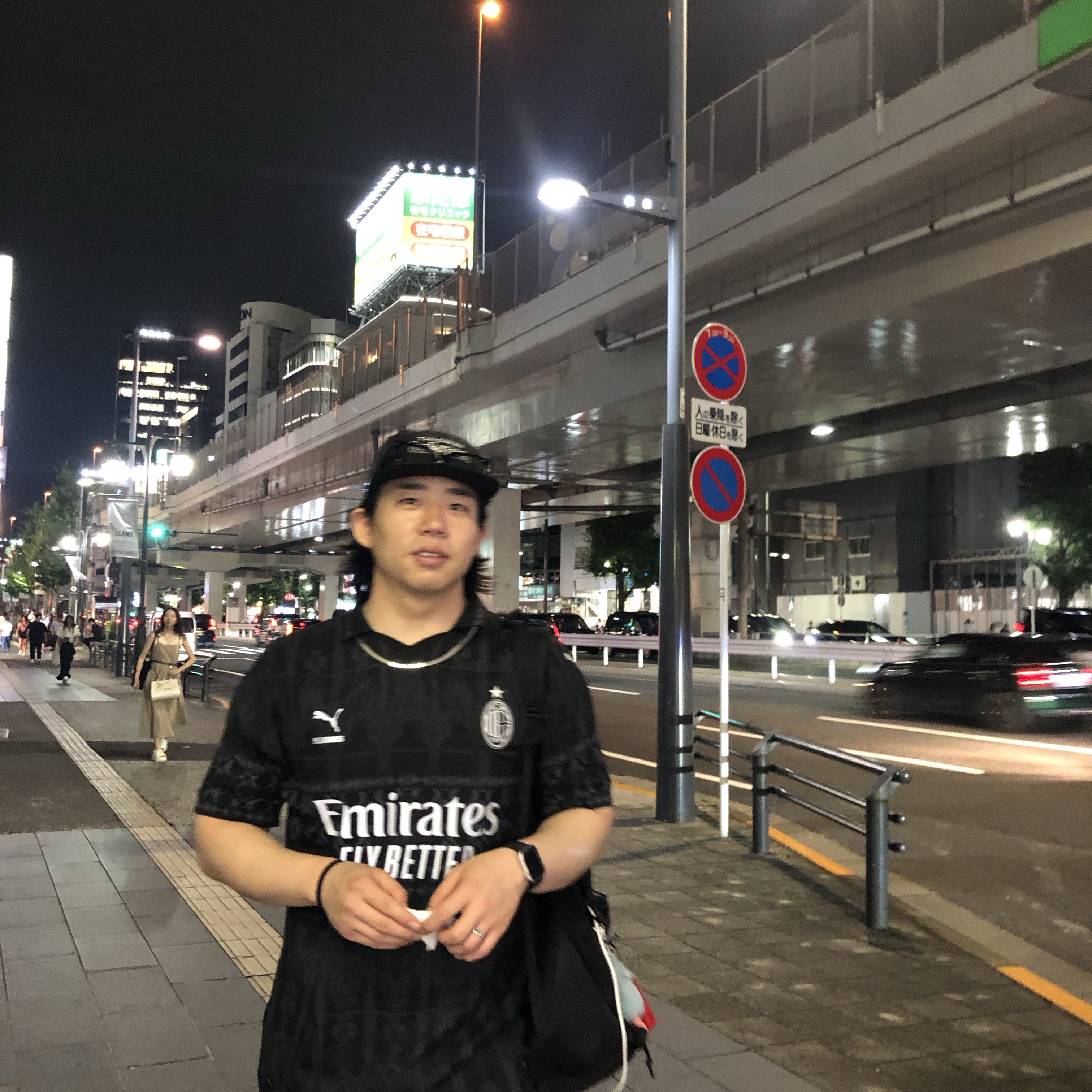 Puma x Pleasures AC Milan  2023/24 4th Jersey Authentic Puma Black Asphalt (Non Marking Ver.), Reebok Beatnik Nutmeg 착용 스타일 - 2