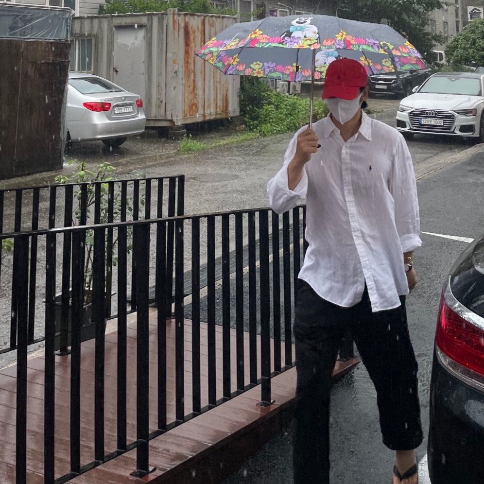 [30%적립] Polo Ralph Lauren Cotton Chino Ball Cap Red 착용 스타일