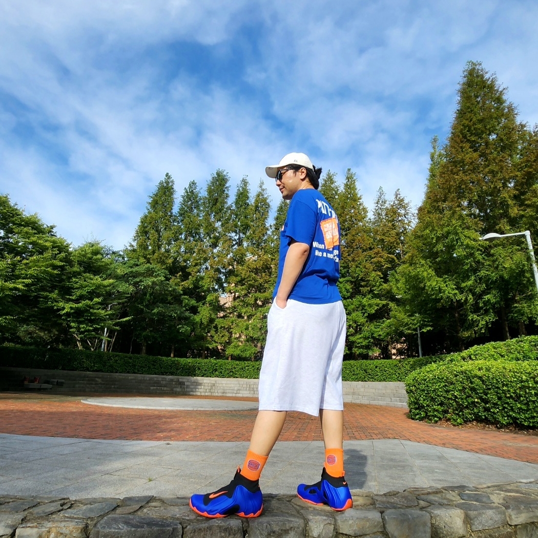 Nike Air Flightposite Black Racer Blue, Nike x Drake Nocta NRG LU L91 Cap White 착용 스타일