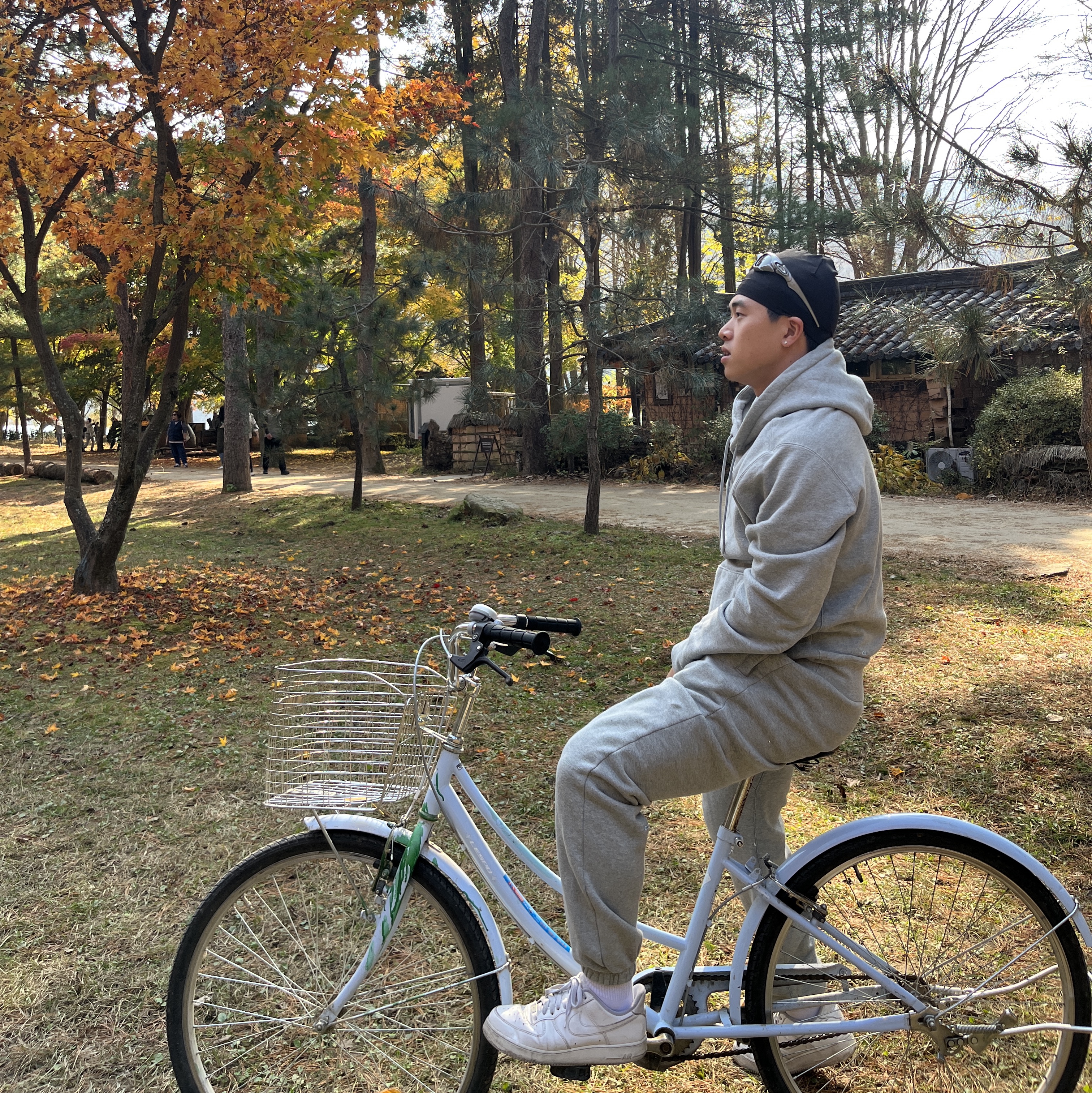 Nike x Drake Nocta NRG Fleece Sweatpants Dark Grey Heather 착용 스타일