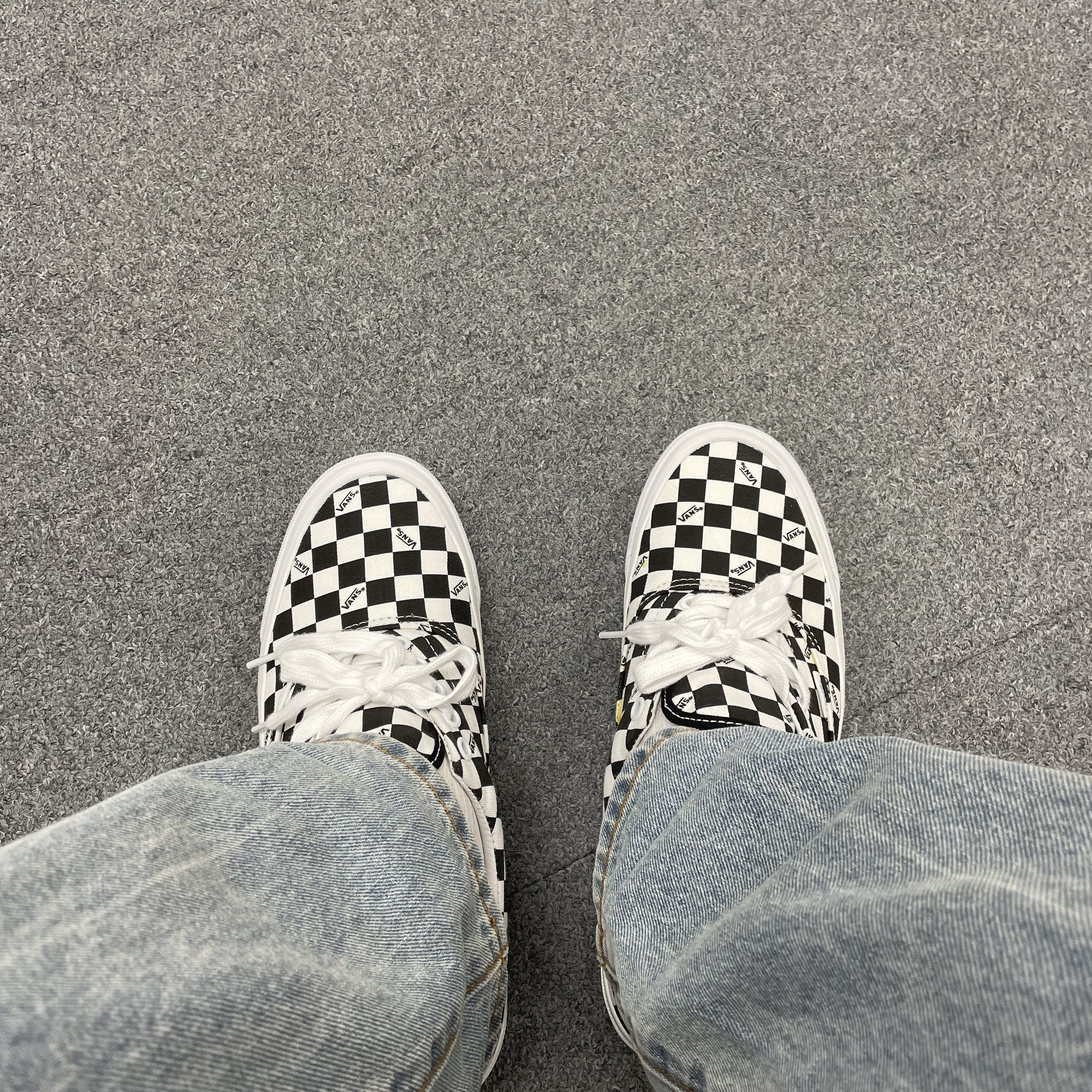 Vans Vault OG Era LX Checkerboard 착용 스타일
