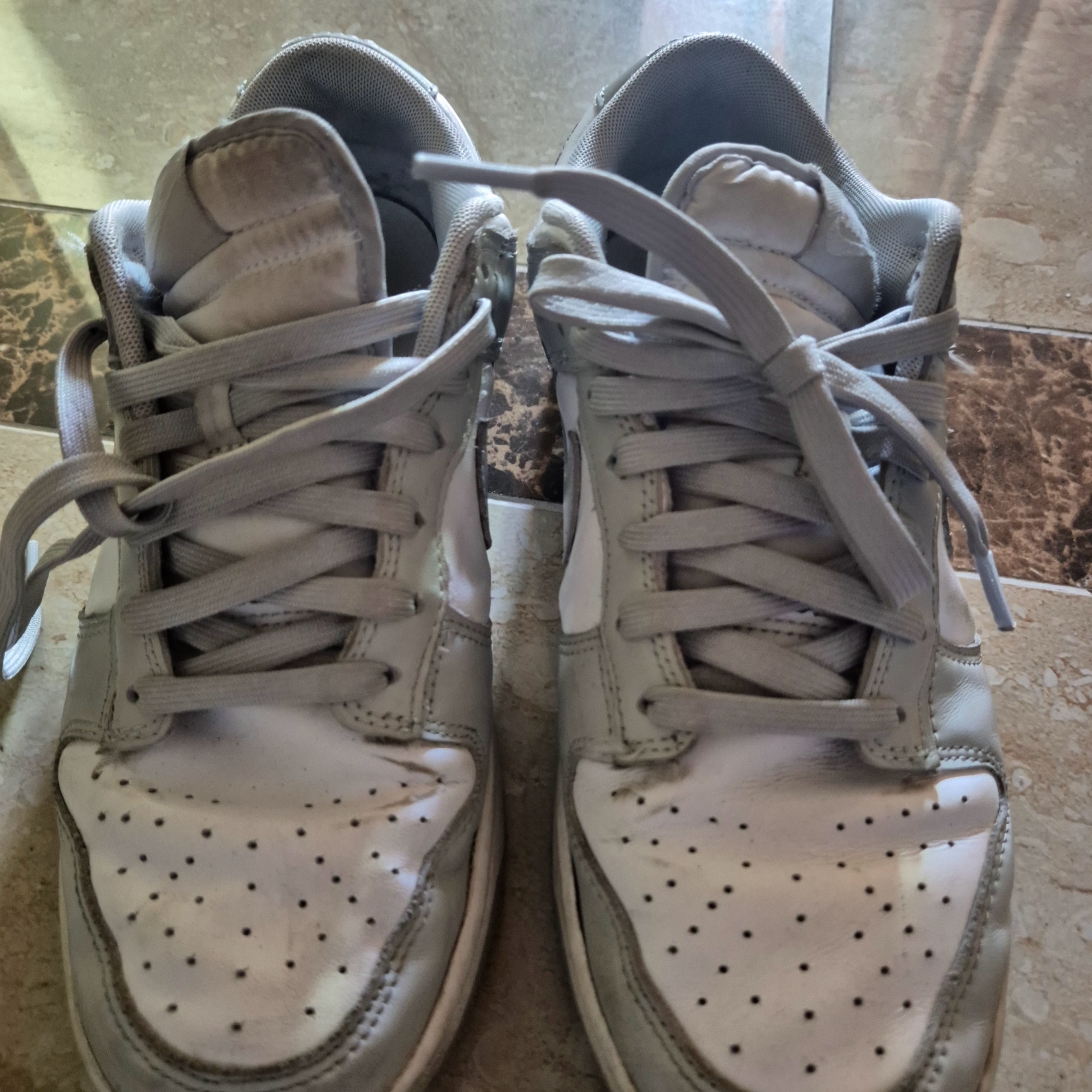 Nike Dunk Low Retro Grey Fog 착용 스타일 - 2