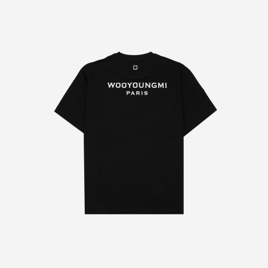 Wooyoungmi Cotton Back Logo T-shirt Black - 23SS