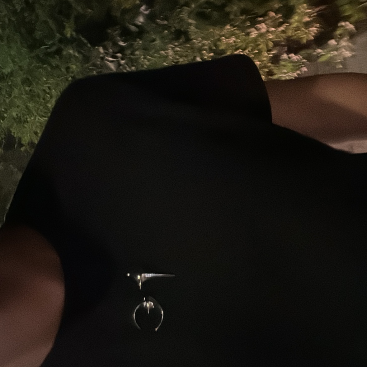 Thug Club Back T-Shirt Slim Black 착용 스타일