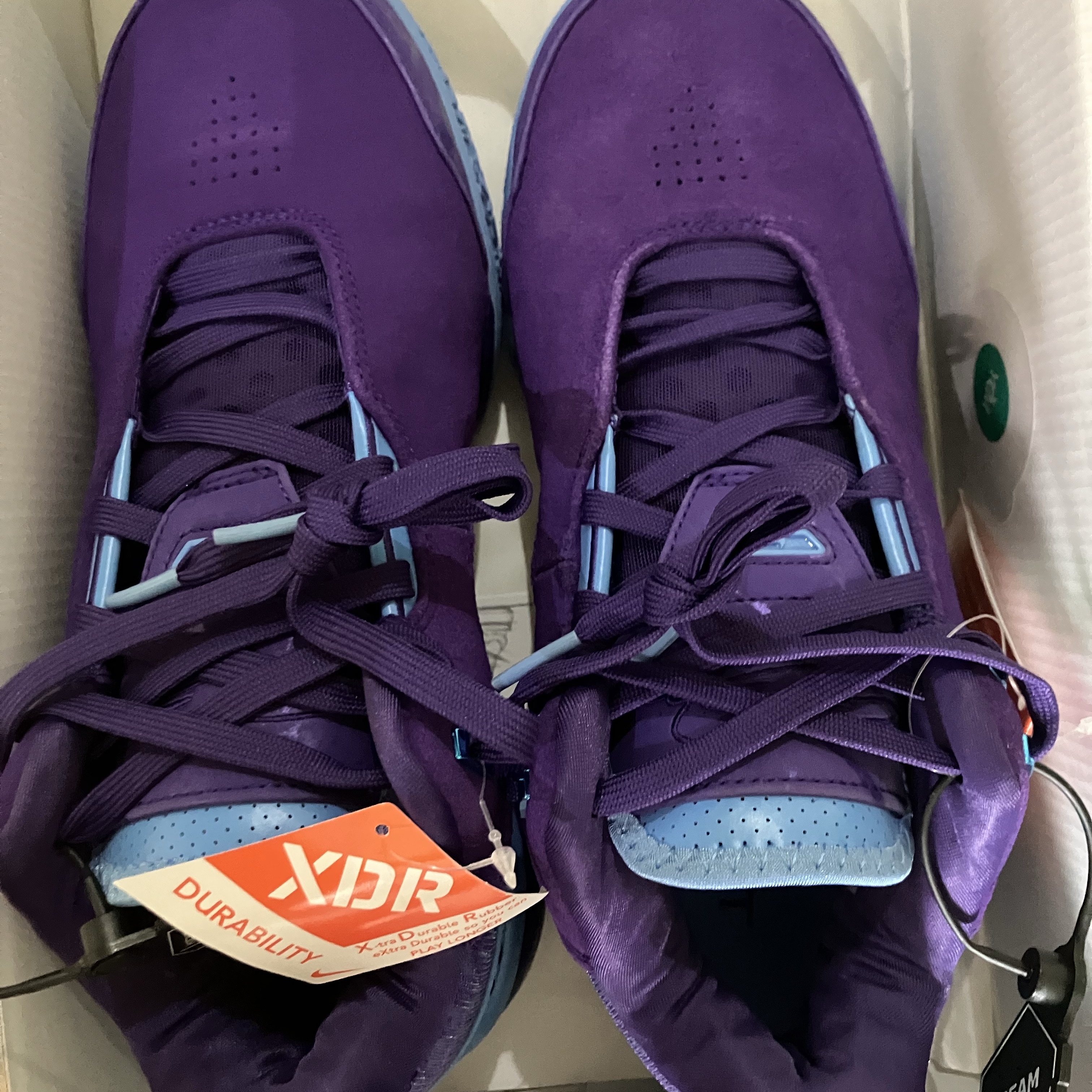 Nike LeBron NXXT Gen AMPD EP Field Purple Metalic Silver 착용 스타일 - 2