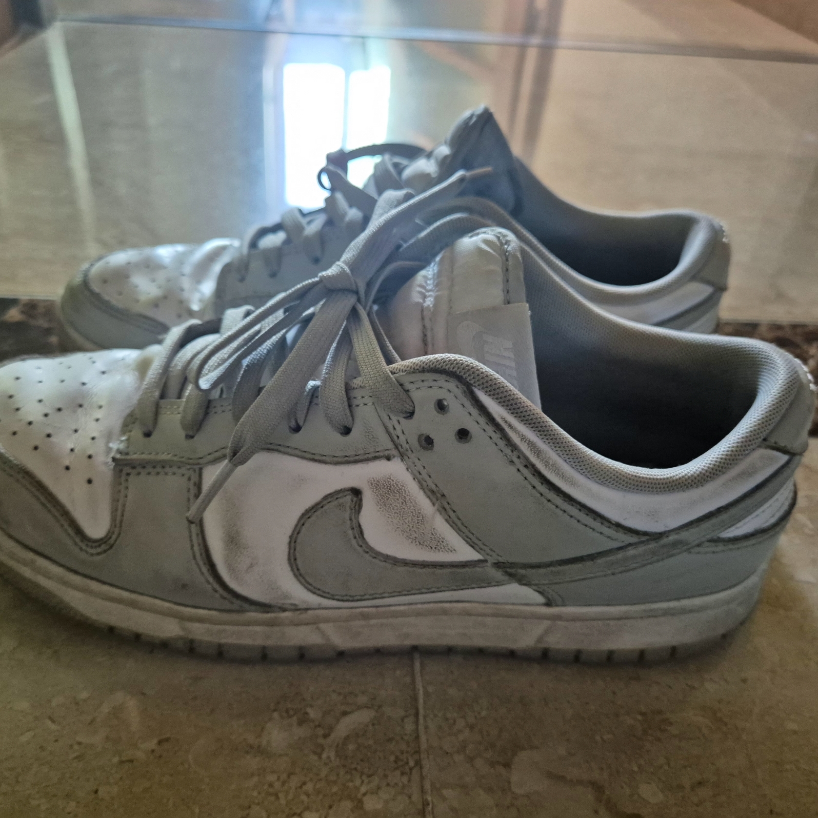 Nike Dunk Low Retro Grey Fog 착용 스타일 - 1