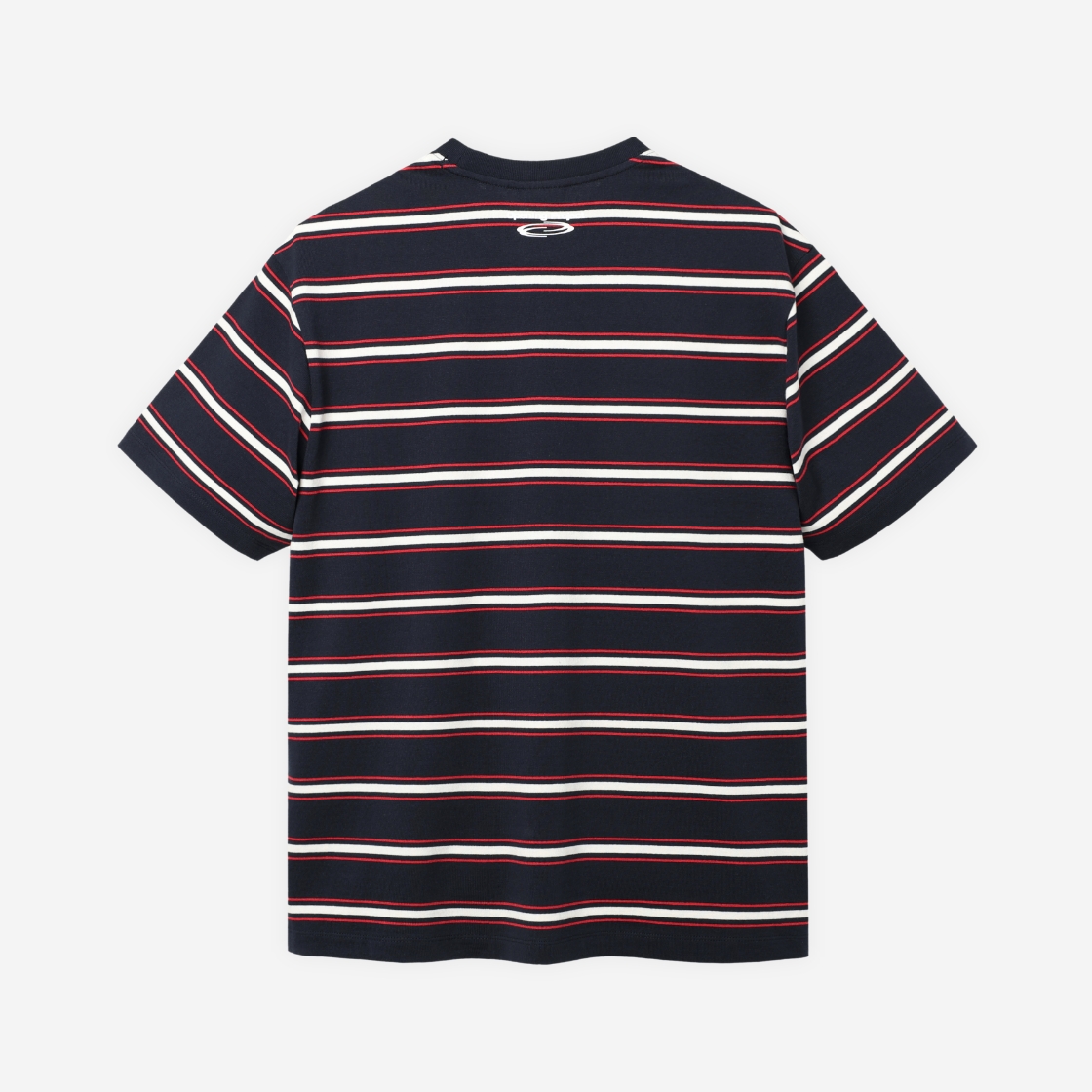 【Opening Project】 Identity Stripe Collar Half T Shirt Identity Stripe Collar Half T Shirt - White - OPENING PROJECT