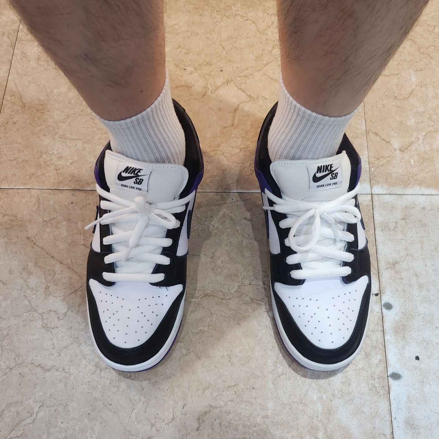 Nike SB Dunk Low Pro Court Purple 착용 스타일