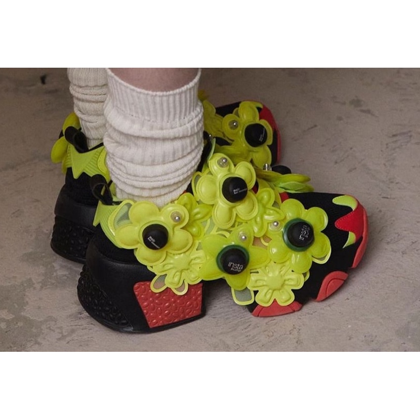 Reebok Instapump Fury OG NM White Black, Reebok Instapump Fury OG Halloween 착용 스타일 - 3