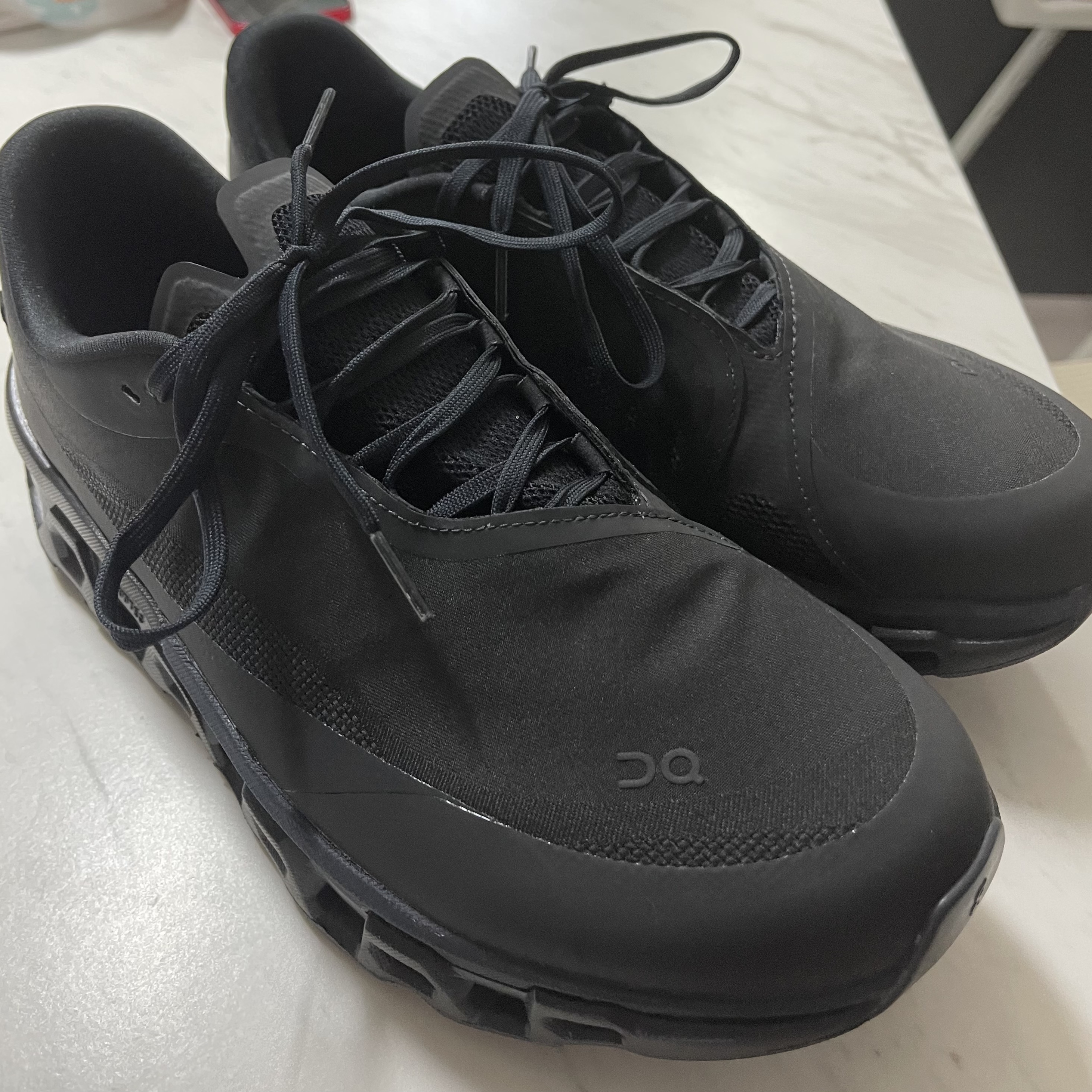 On Running x Post Archive Faction (Paf) Cloudmonster 2 Black Magnet 착용 스타일