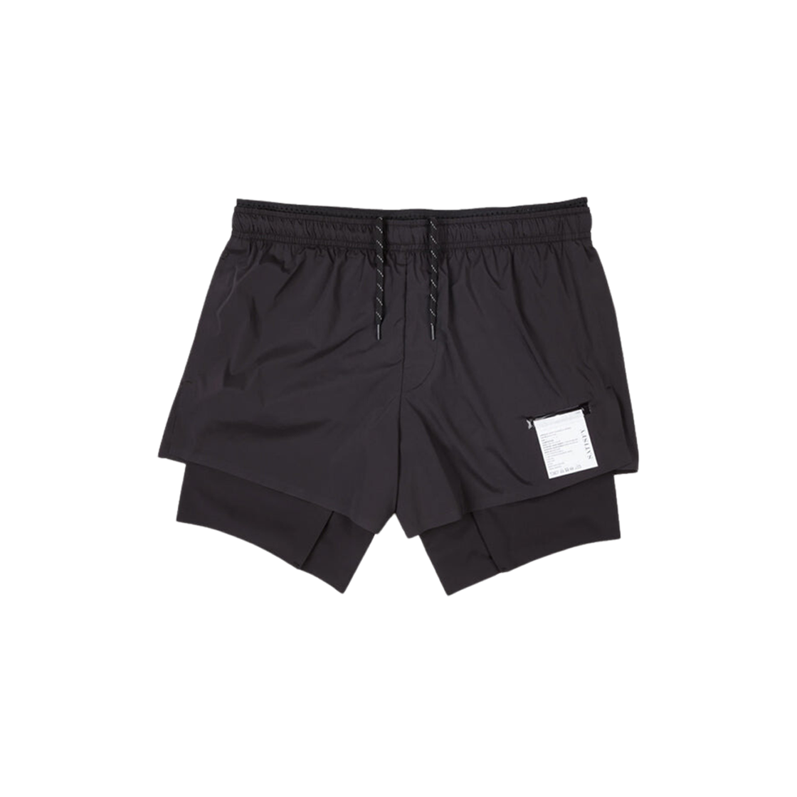 Satisfy Techsilk 8 Inch Shorts Black 상세 이미지 1