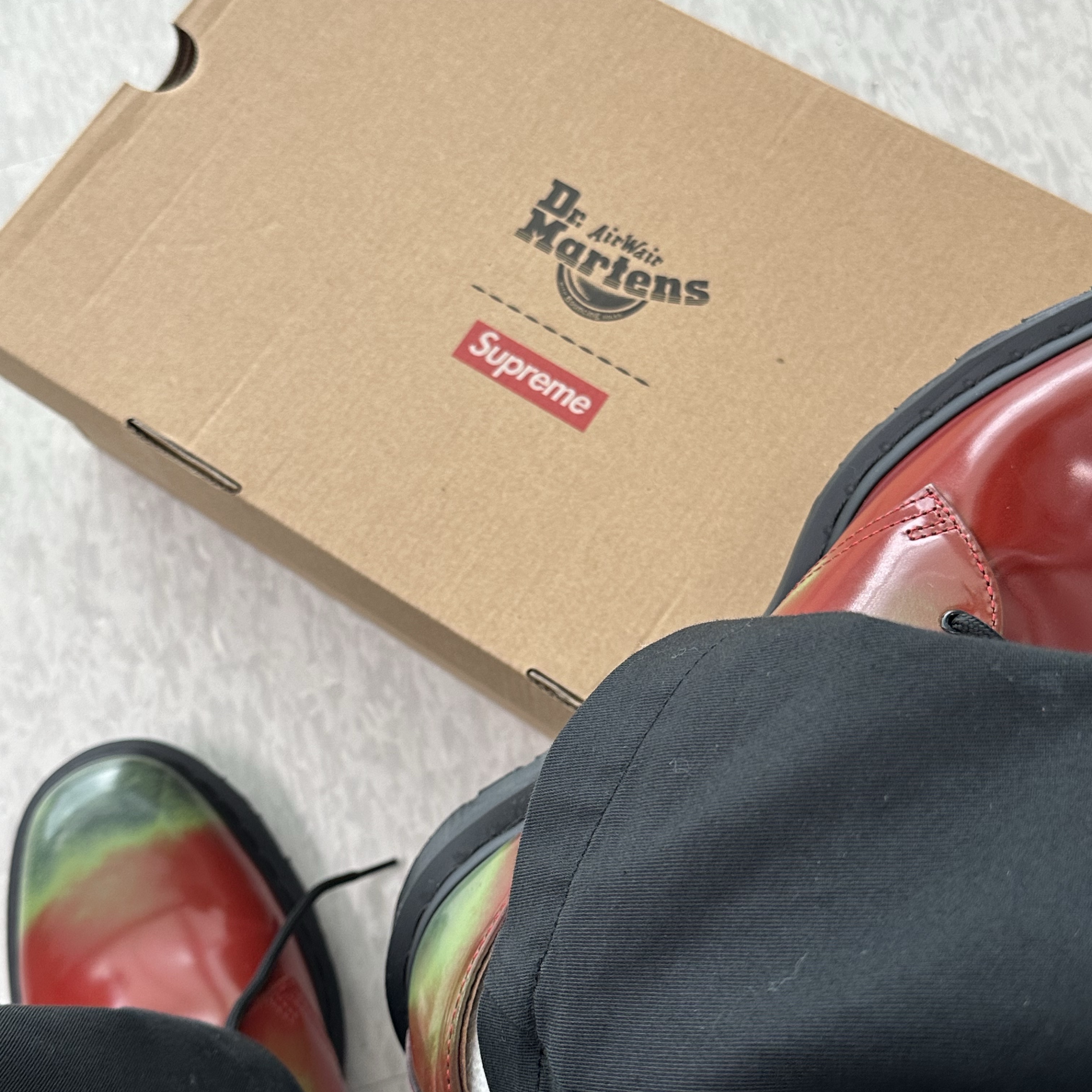 Dr. Martens x Supreme 1461 Multi 착용 스타일