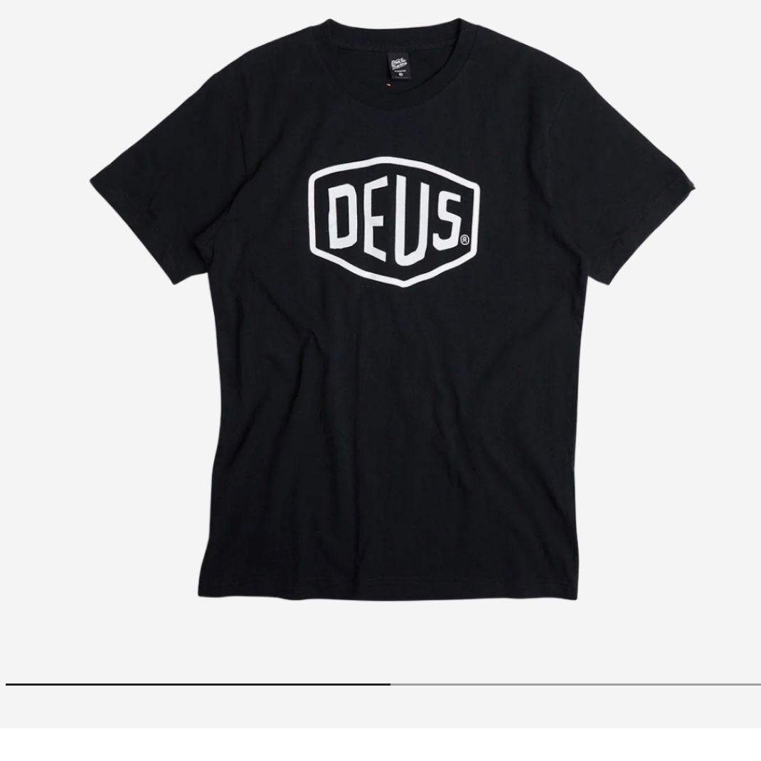 Deus Ex Machina Shield T-Shirt Black 착용 스타일