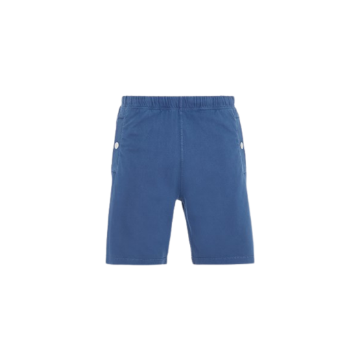 Stone Island 616X2 Stone Island Marina Old Treatment Bermuda Shorts Royal Blue - 24SS