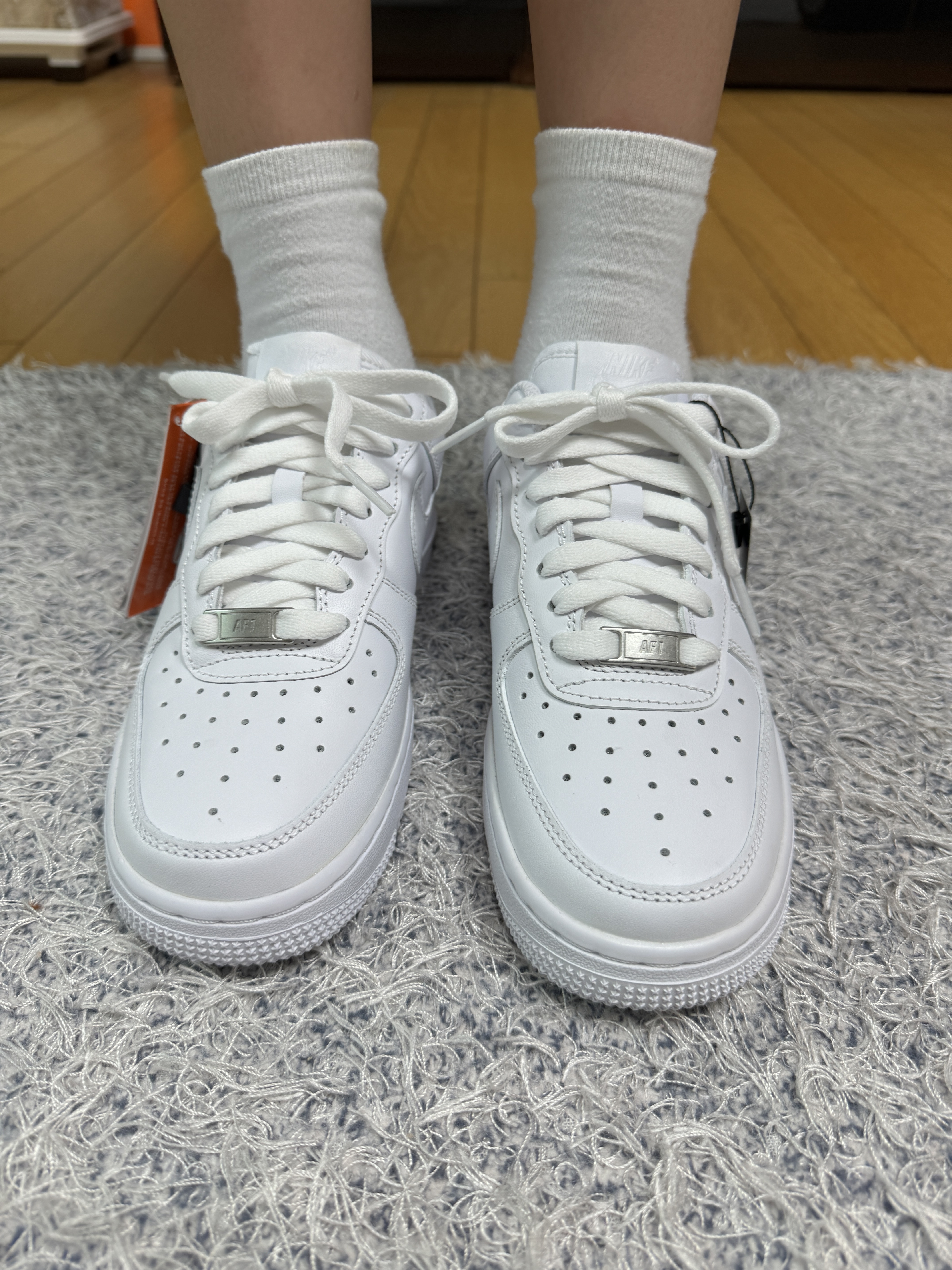 (W) Nike Air Force 1 '07 Low White 착용 스타일