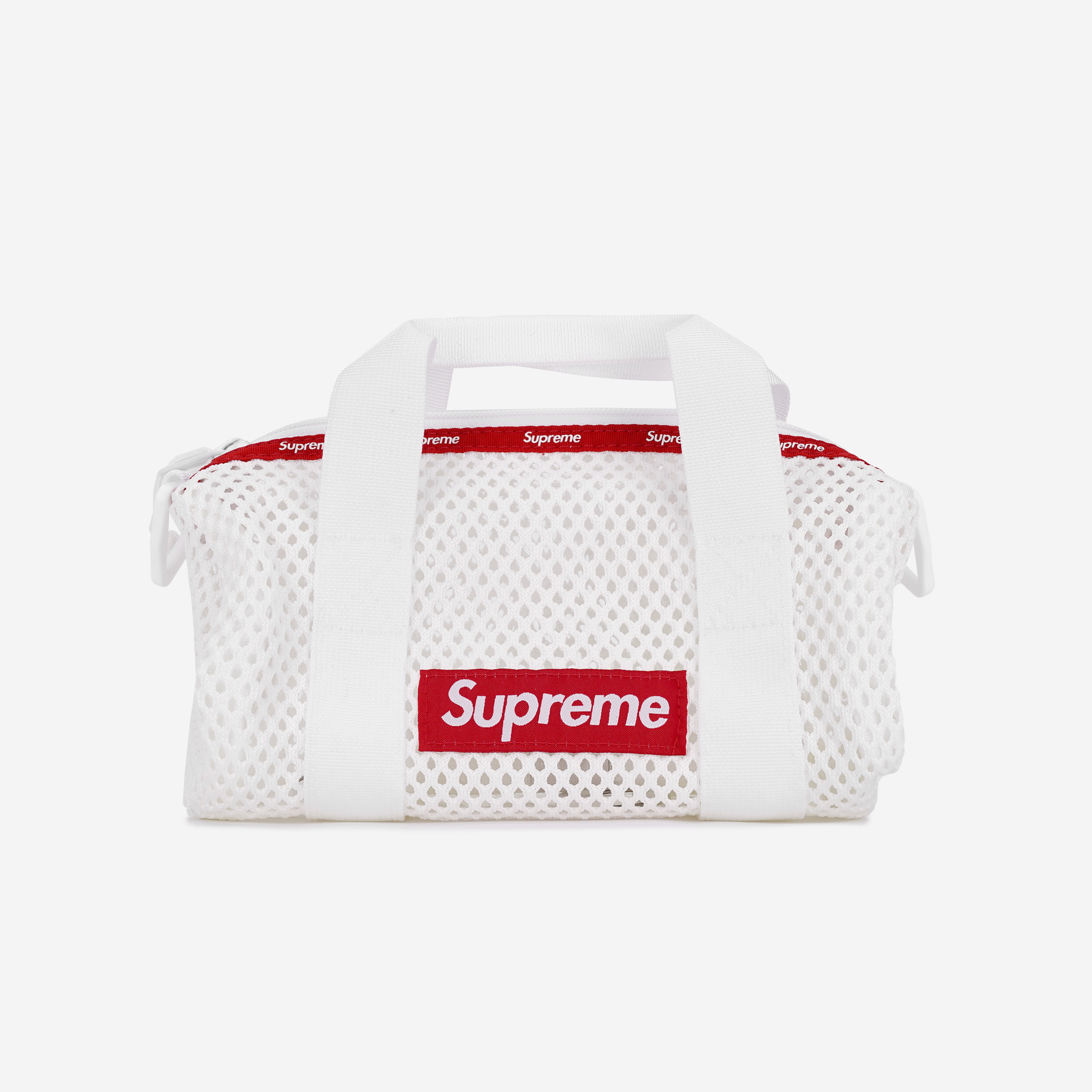 슈프림 메쉬 미니 더플백 화이트 - 23SS | Supreme | KREAM
