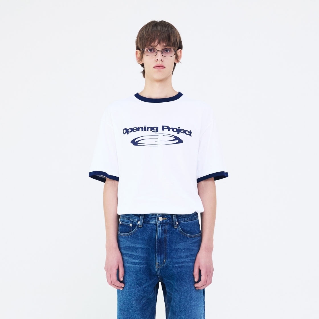 トップスその他 Opening Project Identity Ringer T Shirt White 오프닝프로젝트 아이덴티티 링거 티셔츠 화이트 | Opening