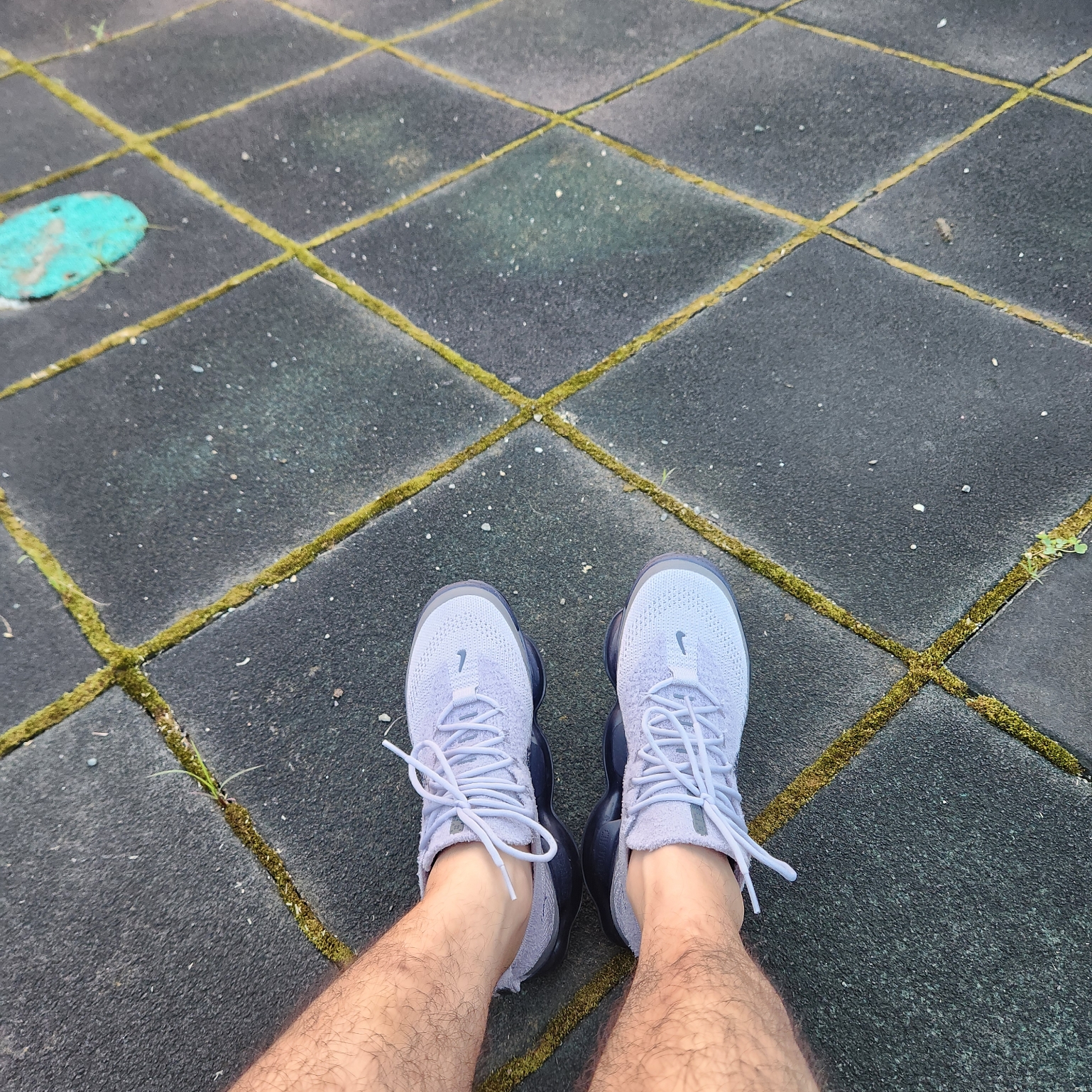 Nike Air Max Scorpion Flyknit Pewter Dark Smoke Grey 착용 스타일