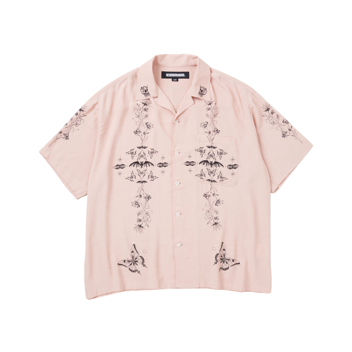 Neighborhood x Dr. Woo Hawaiian Shirt S/S Pink 상세 이미지 1