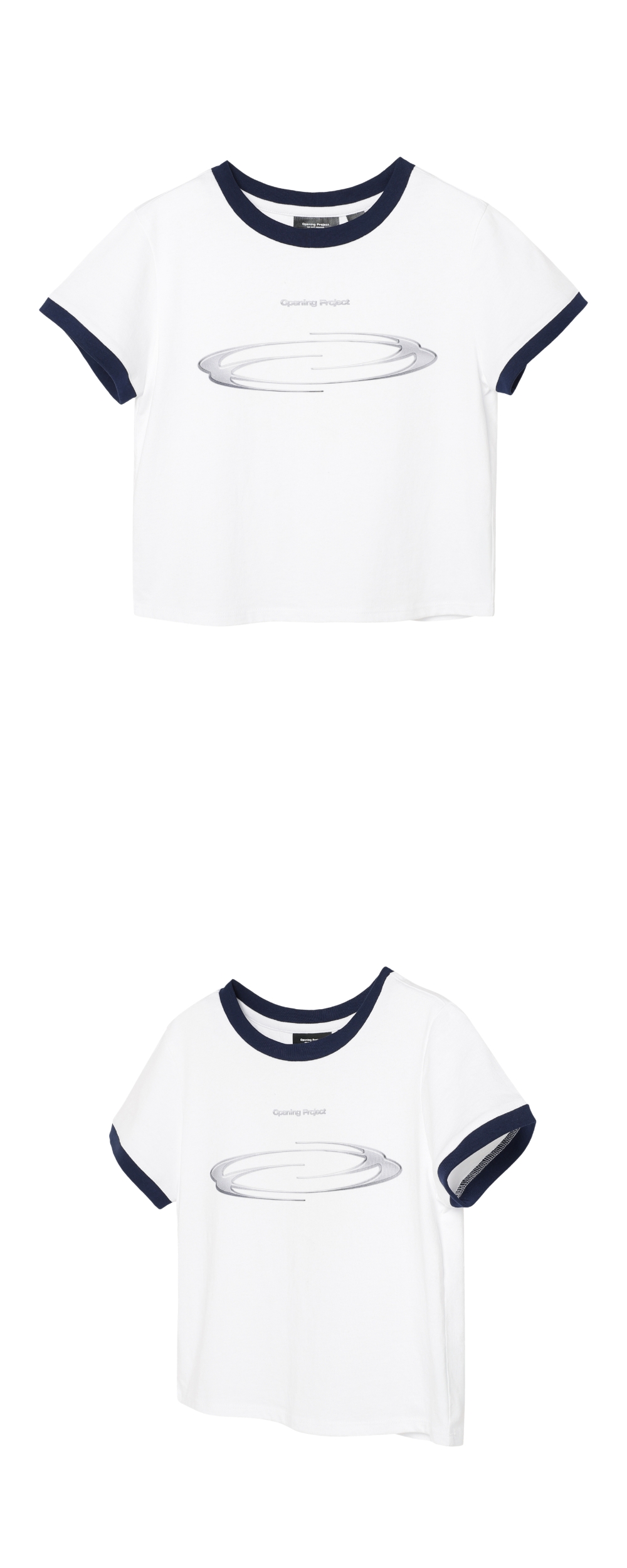 トップスその他 Opening Project Identity Ringer T Shirt White 오프닝프로젝트 W 아이덴티티 링거 티셔츠 화이트 | Opening