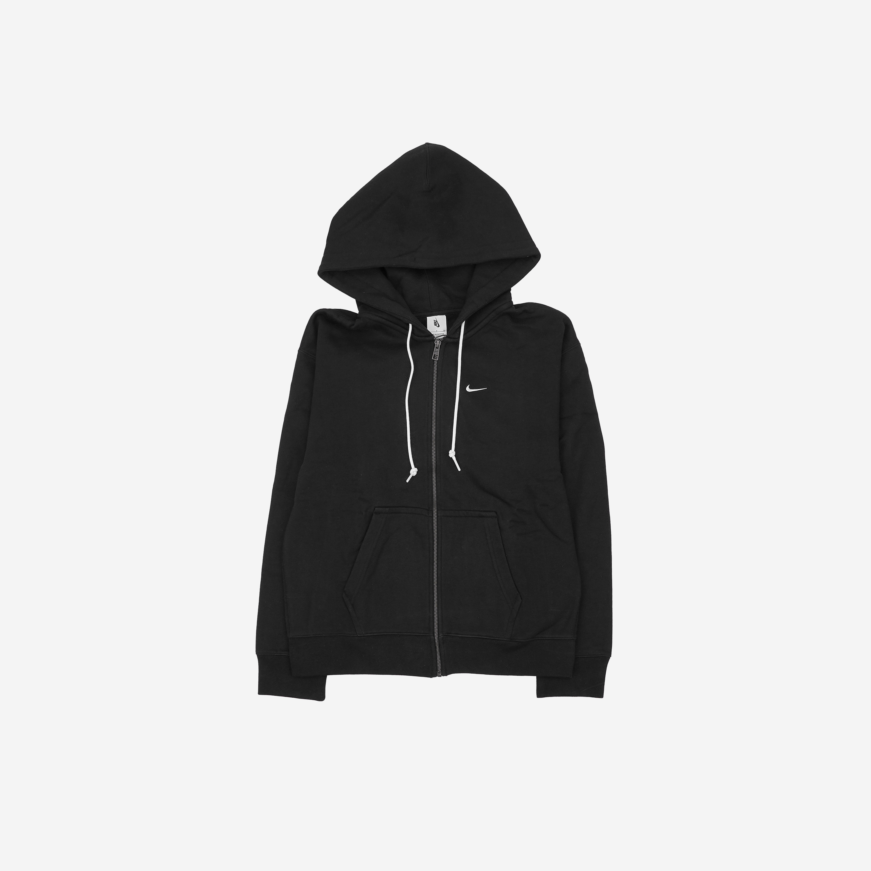 Nike NRG Solo Swoosh Full Zip Hoodie Black - Asia