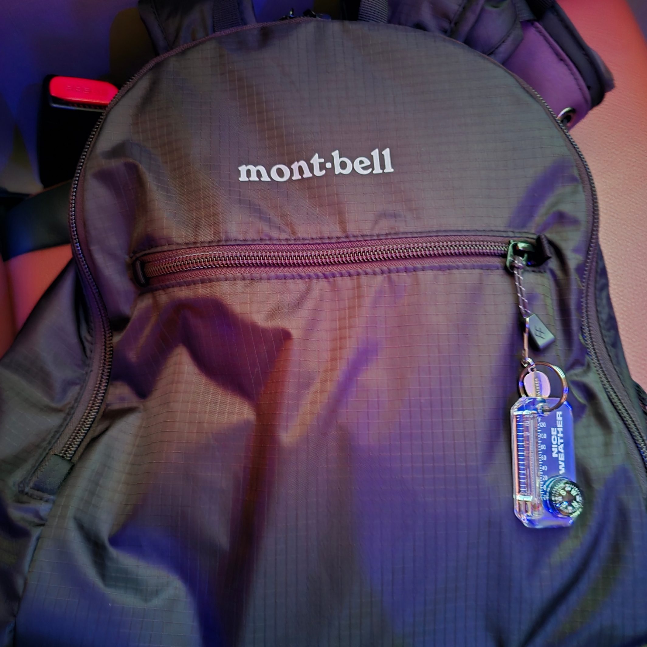 Nice Weather Thermometer Keyring Blue, Montbell Pocketable Light Pack 18 Black 착용 스타일