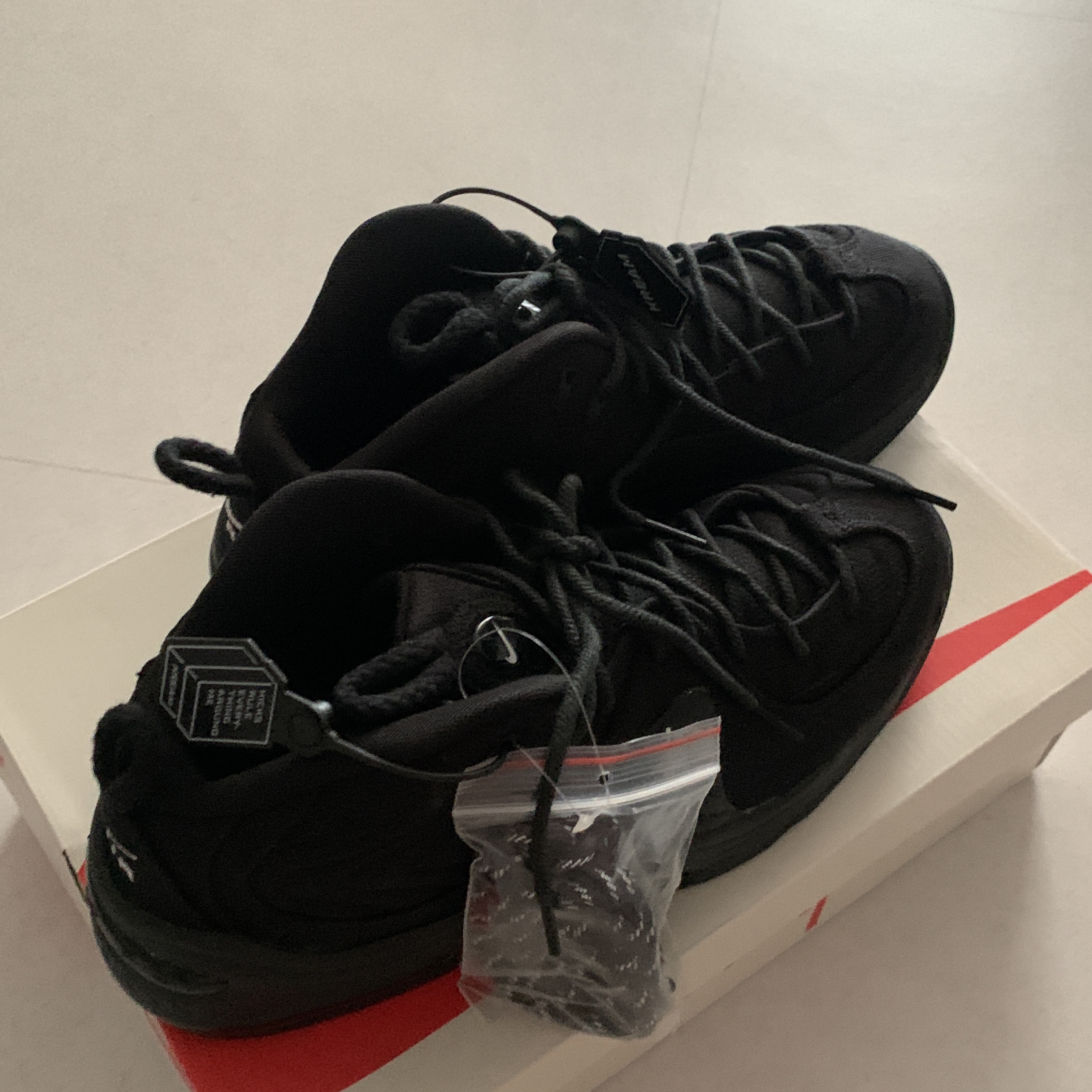 Nike x Stussy Air Penny II Black 착용 스타일