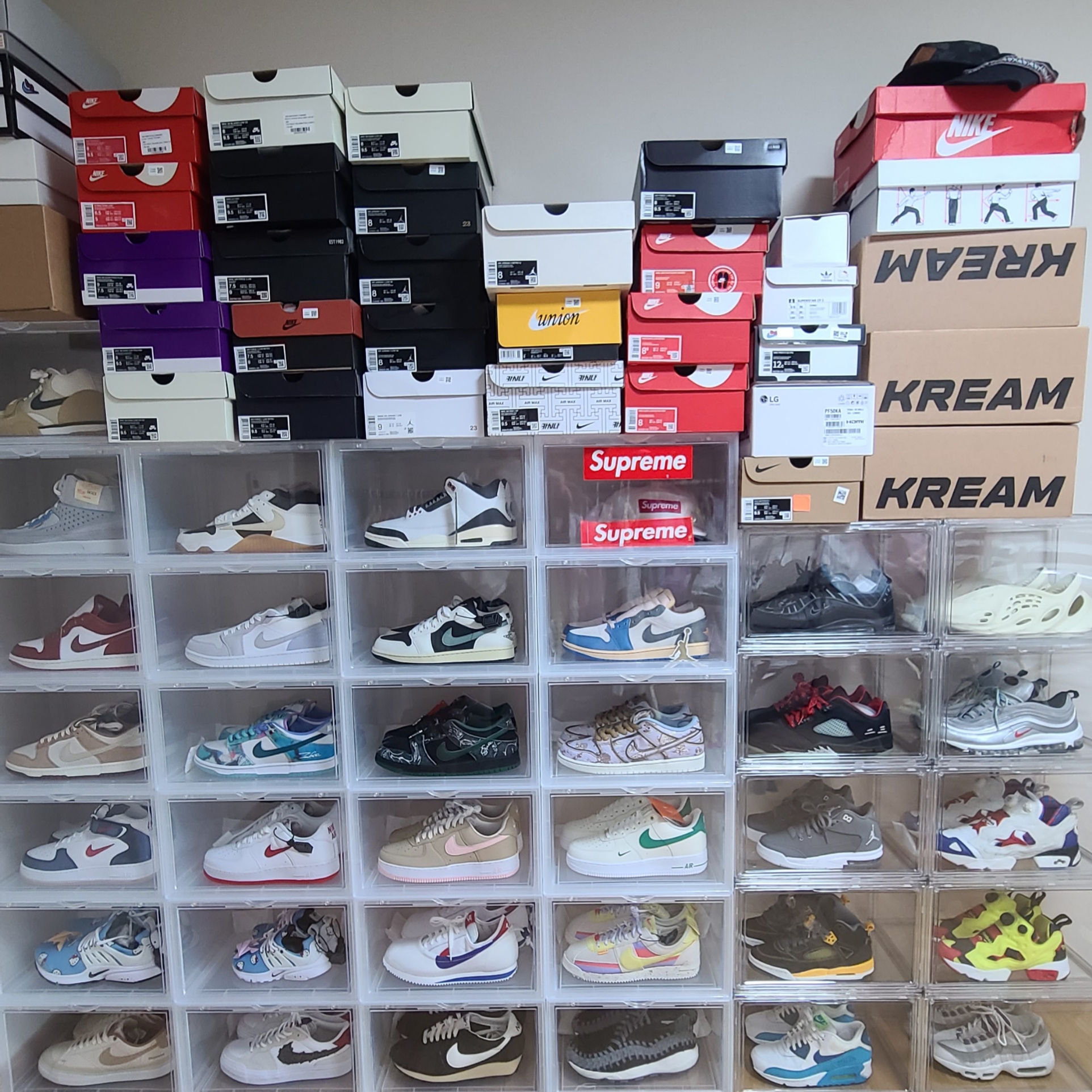 Nike x There SB Dunk Low Pro Anthracite and Gorge Green 착용 스타일 - 4