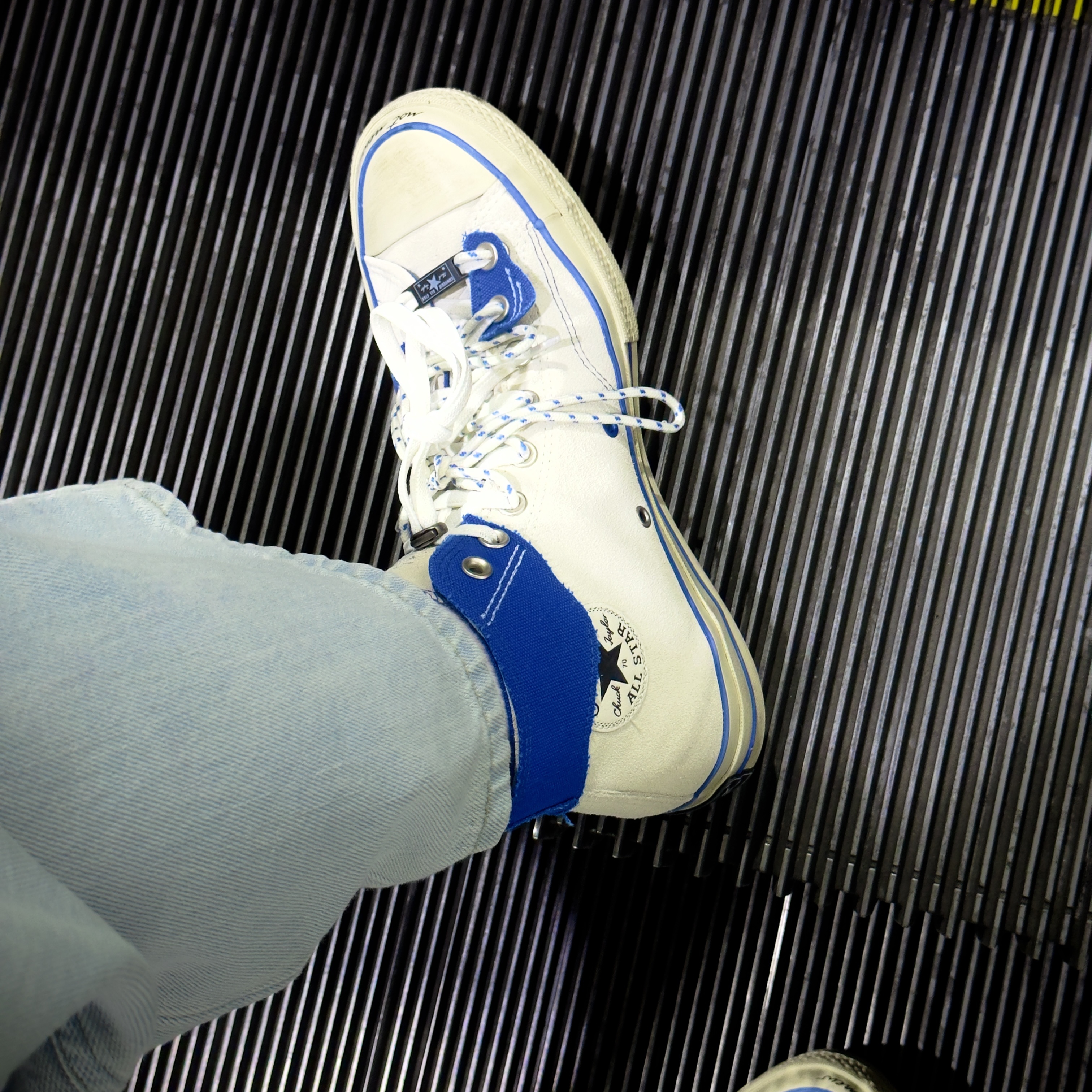 Converse x Ader Error Chuck 70 High White 착용 스타일