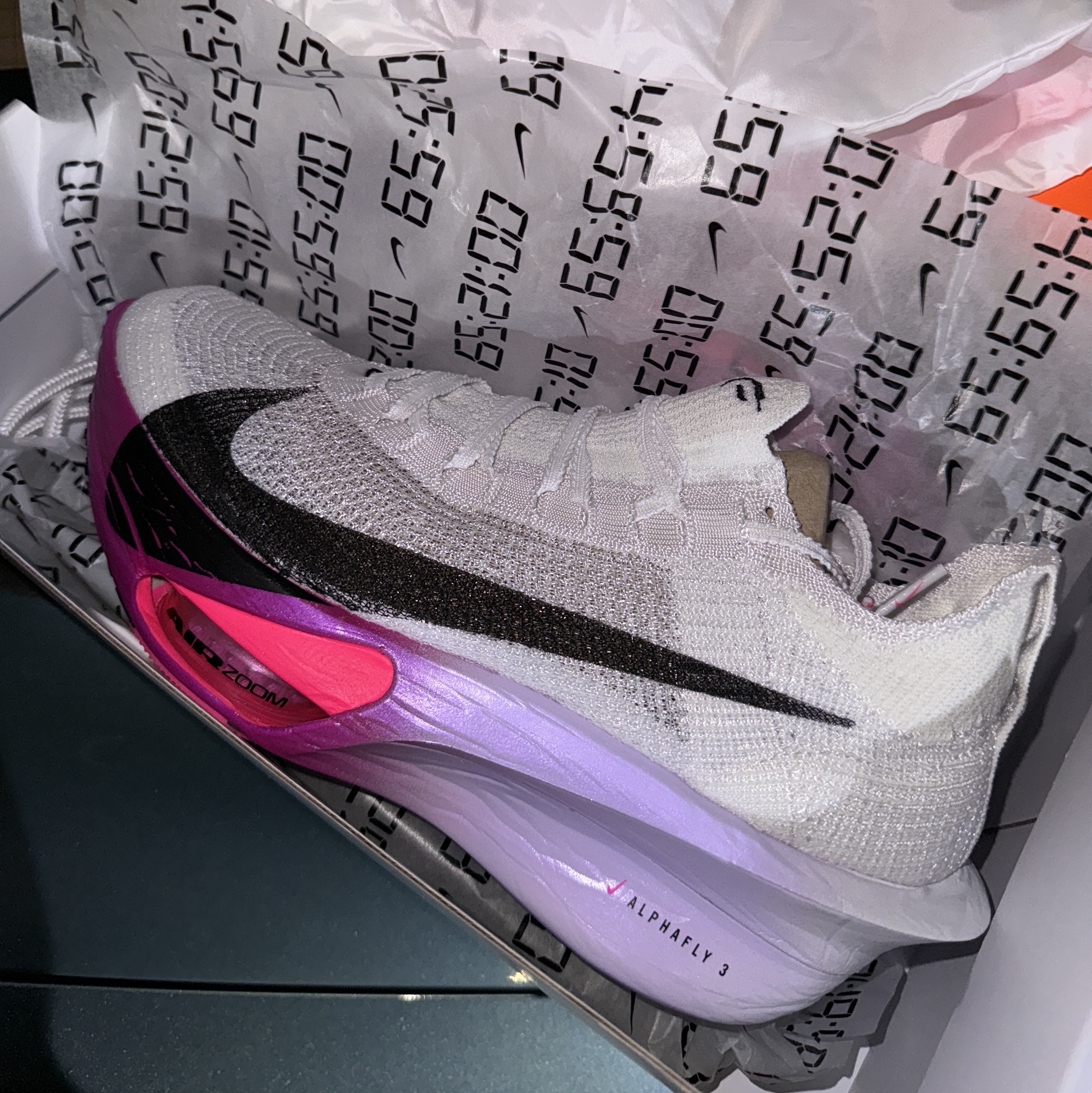 Nike Air Zoom Alphafly Next% 3 Hyper Pink 착용 스타일