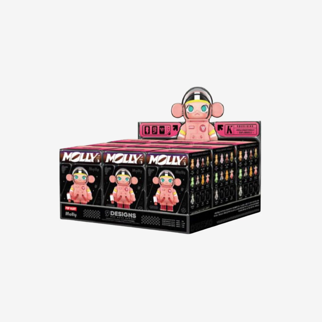 팝마트 메가 스페이스 몰리 시리즈 3 랜덤박스 100% (9개입) | Pop Mart | KREAM Pop Mart Mega Space Molly Series 3 Sealed Case... 