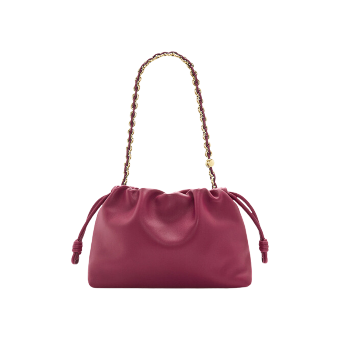 Loewe Medium Flamenco Purse Bag In Mellow Nappa Lambskin Crimson 상세 이미지 3