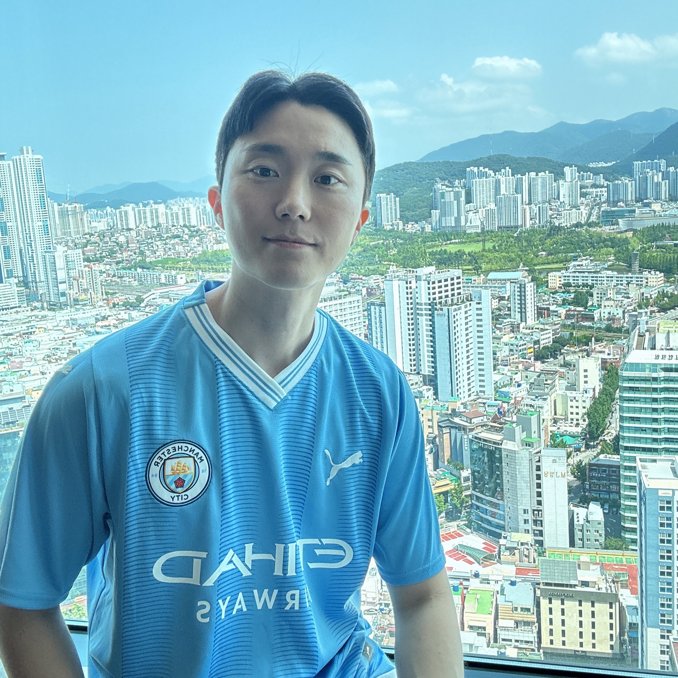 Puma Manchester City 2023/24 Home Jersey Team Light Blue (Non Marking Ver.) 착용 스타일