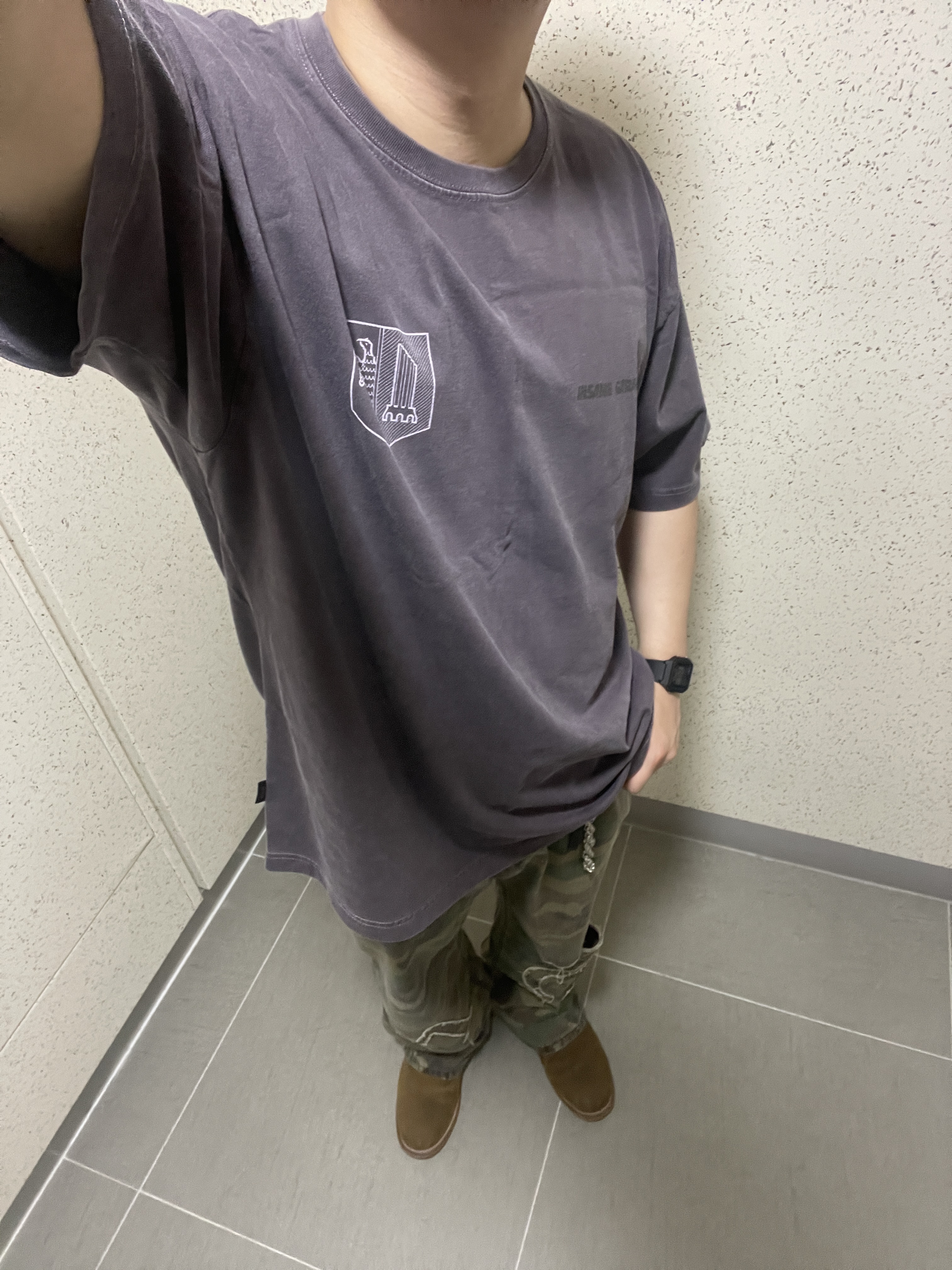 ETCE New Vision Camo Cap Night Jungle 착용 스타일 - 2