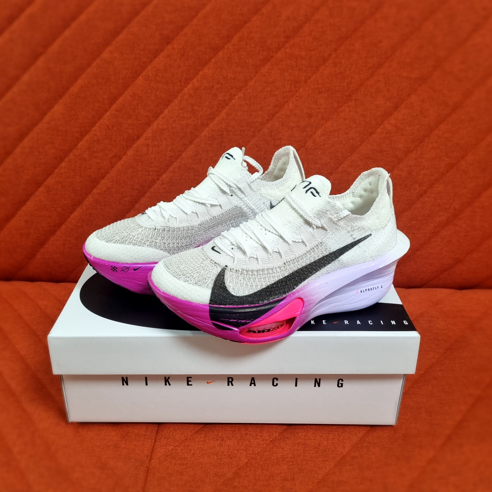Nike Air Zoom Alphafly Next% 3 Hyper Pink 착용 스타일