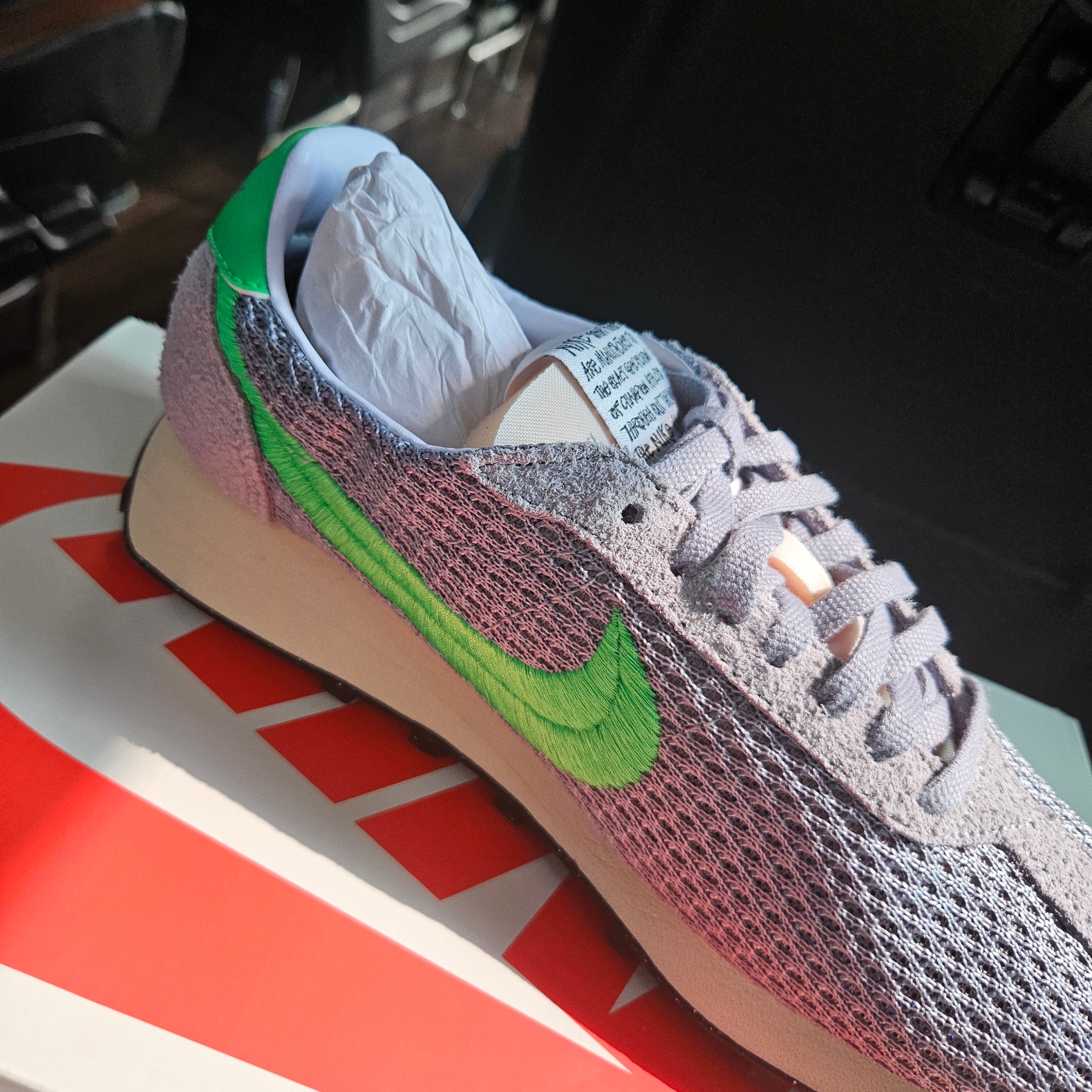 Nike x Stussy LD-1000 SP Particle Gray Green Fossil 착용 스타일