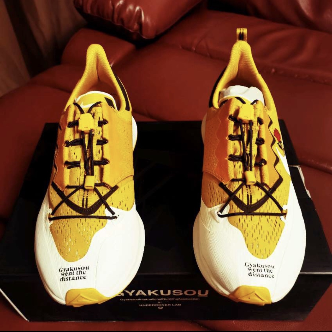 Nike x Undercover Gyakusou Air Zoom Pegasus 36 Trail Yellow 착용 스타일 - 3