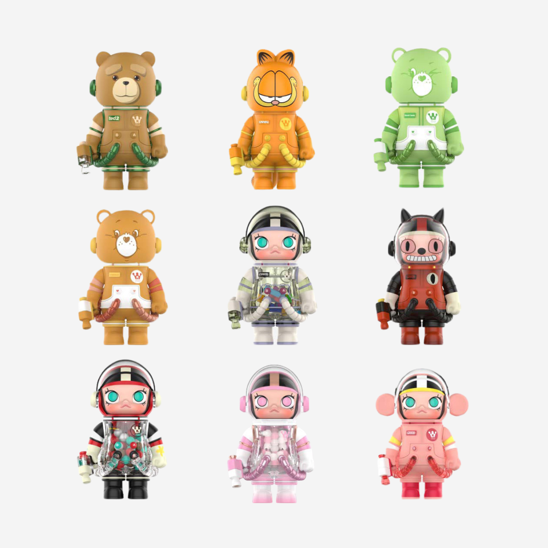 팝마트 메가 스페이스 몰리 시리즈 3 랜덤박스 100% (9개입) | Pop Mart | KREAM Pop Mart Mega Space Molly Series 3 Sealed Case... 